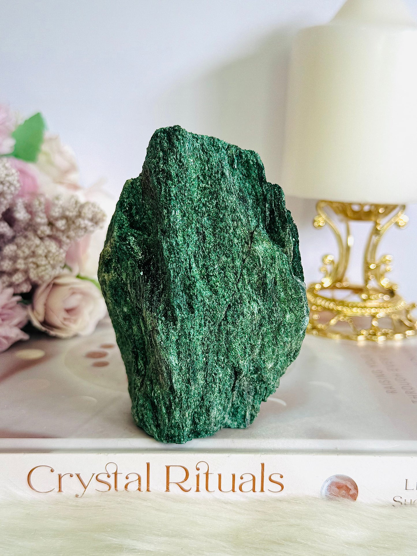 Gorgeous Natural Chunky Green Fuchsite Freeform Specimen 10cm