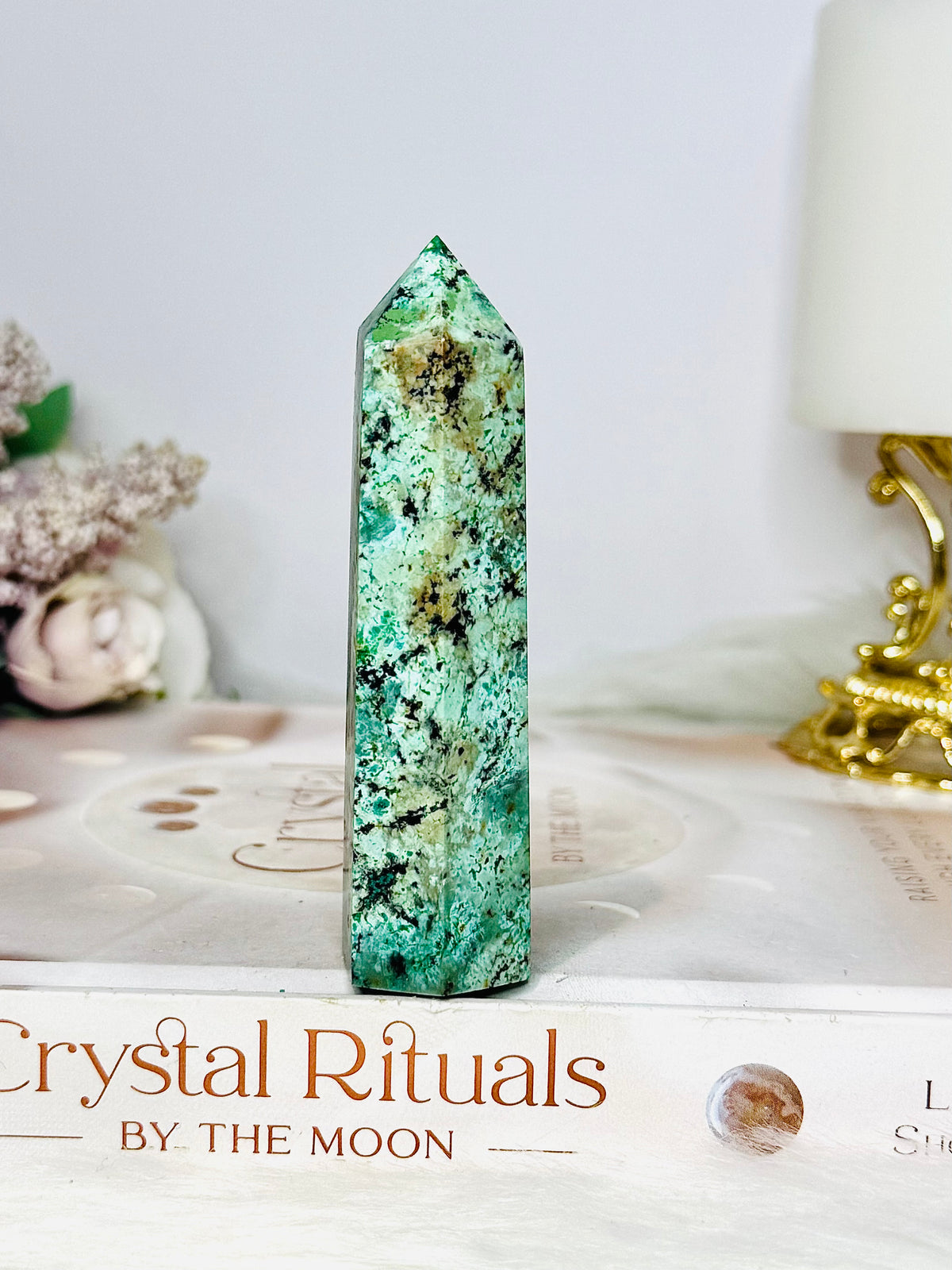 African Turquoise Tower 9cm