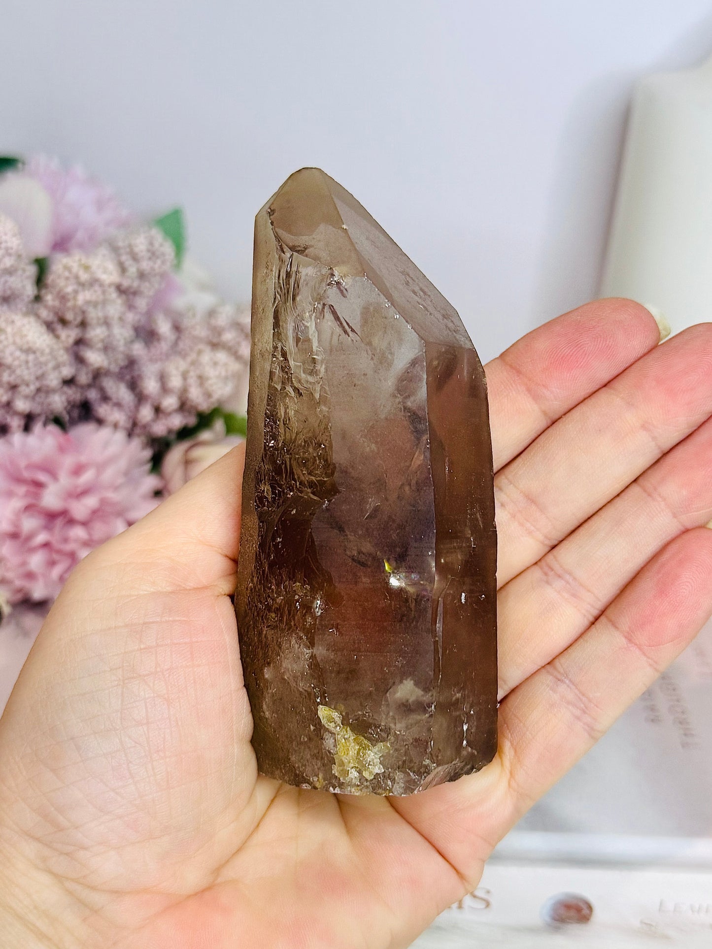 Natural Smokey Quartz Tower 11cm