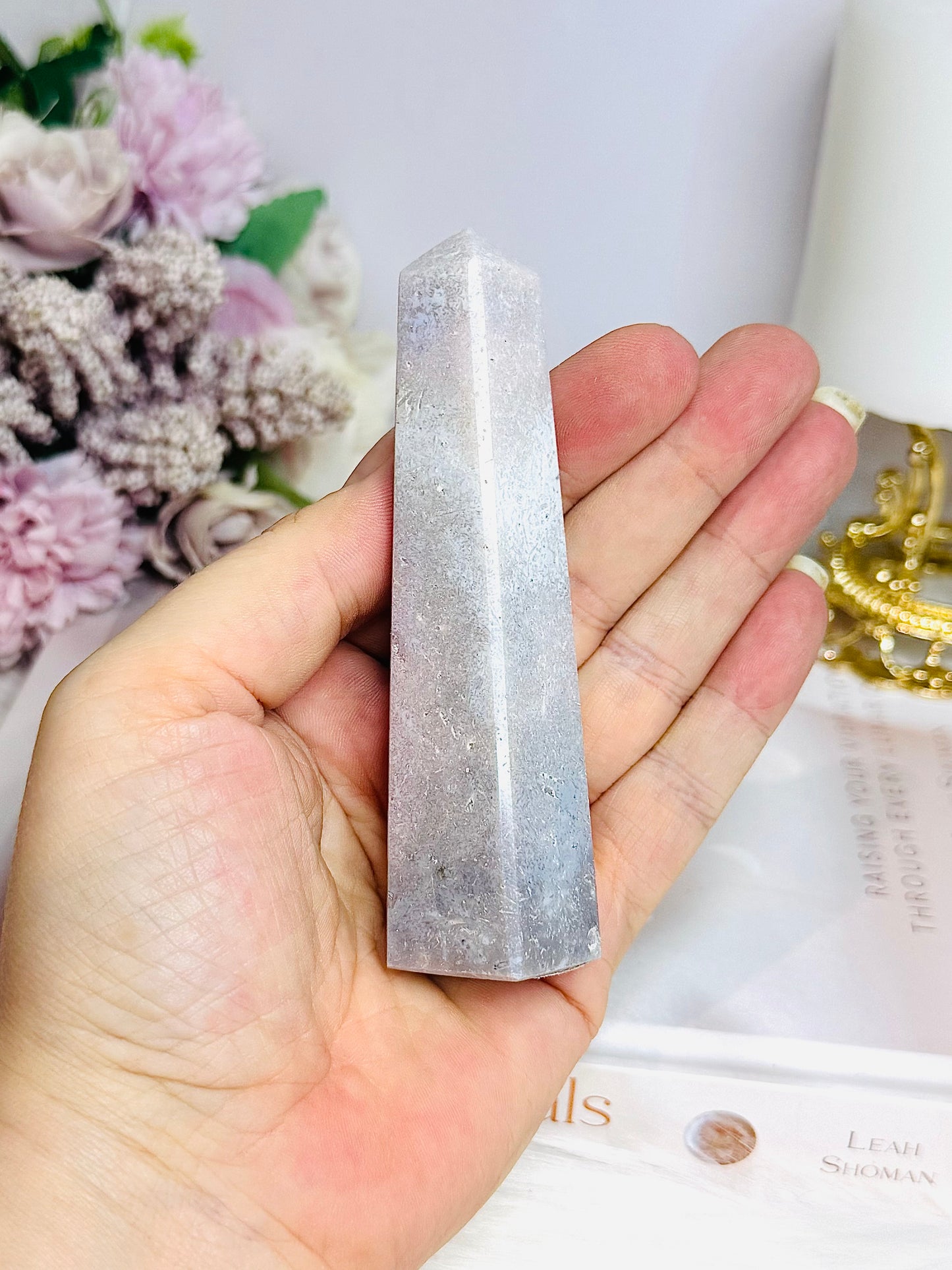 Pink Amethyst Tower | Obelisk 10.5cm