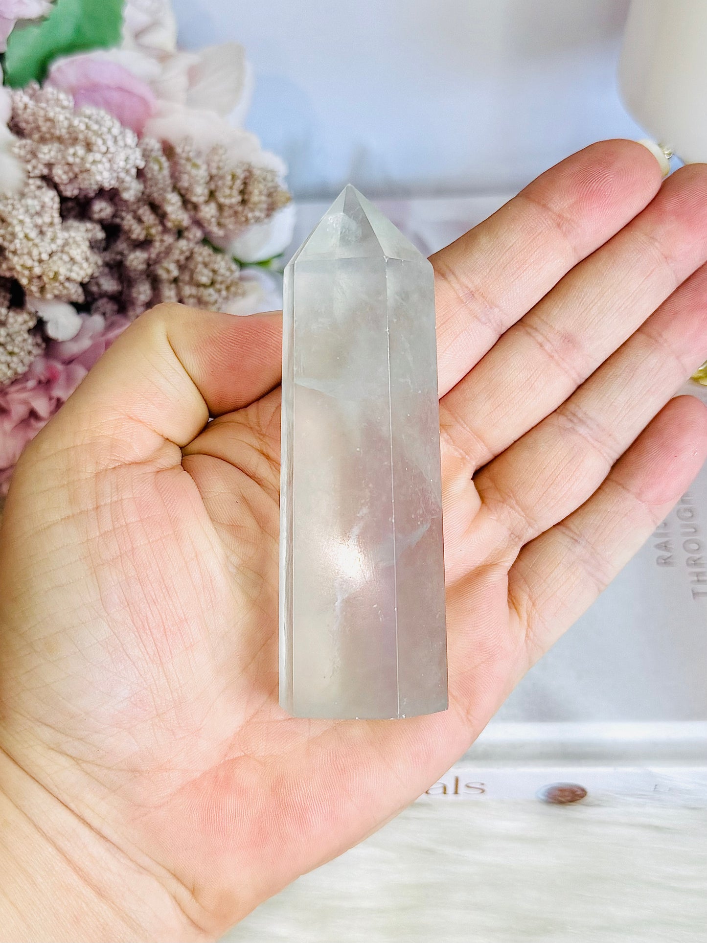 Chunky Pastel Fluorite Tower 9cm