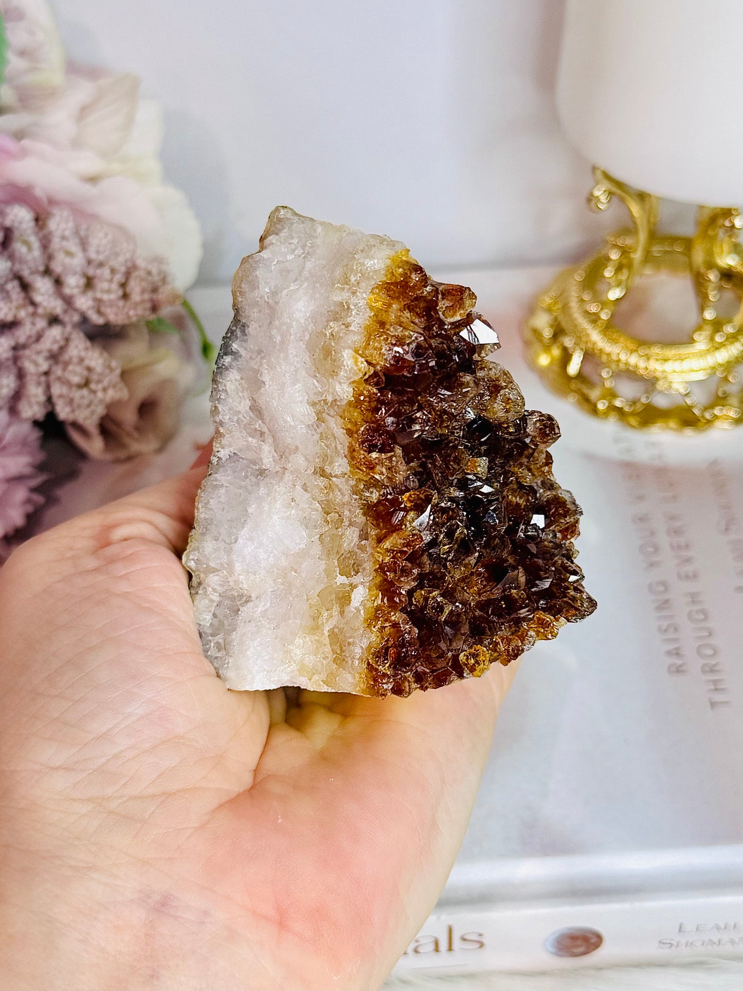 Citrine (Heat Treated) Cluster 267grams