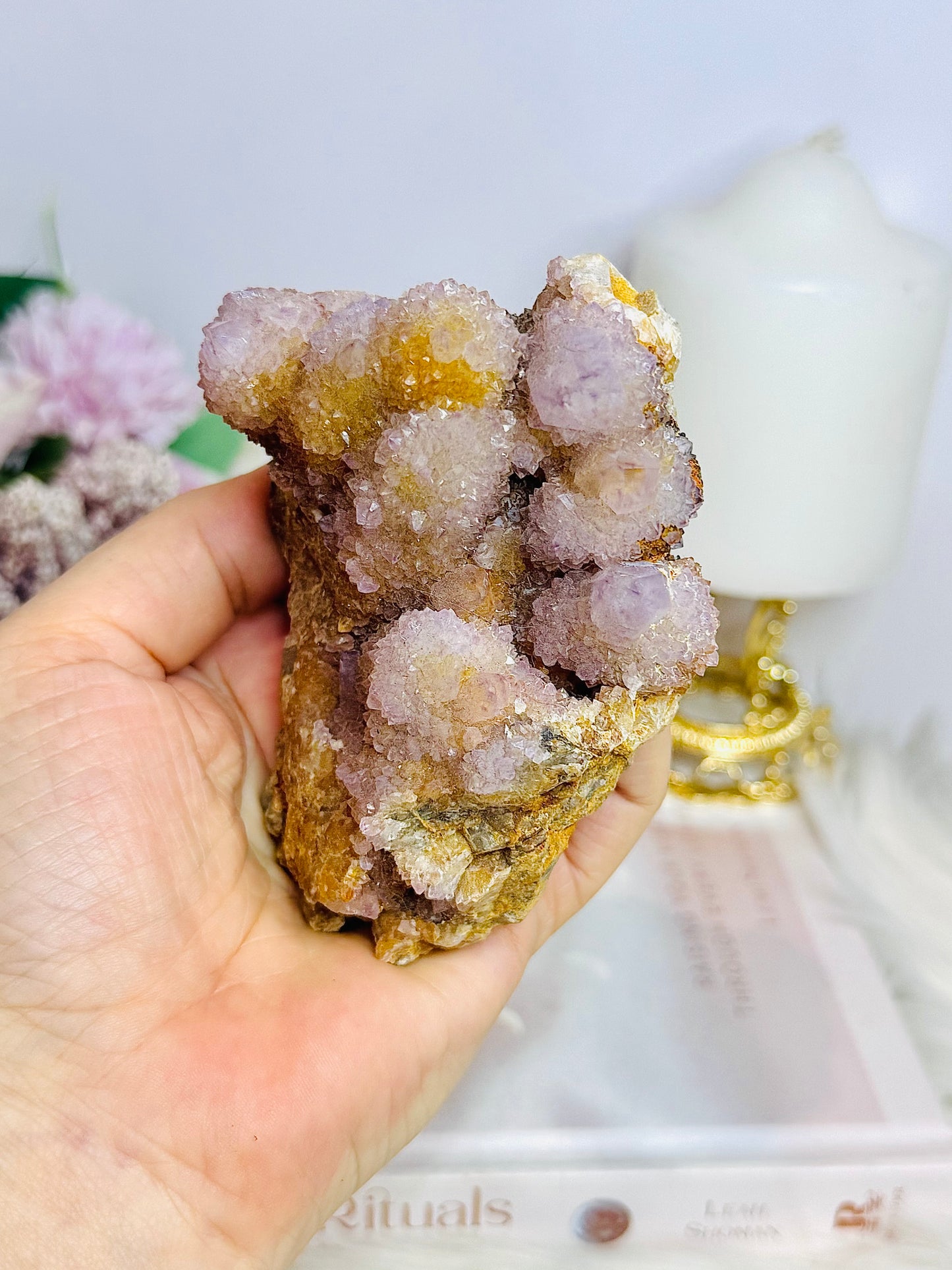 Natural Spirit Quartz Cluster 252g