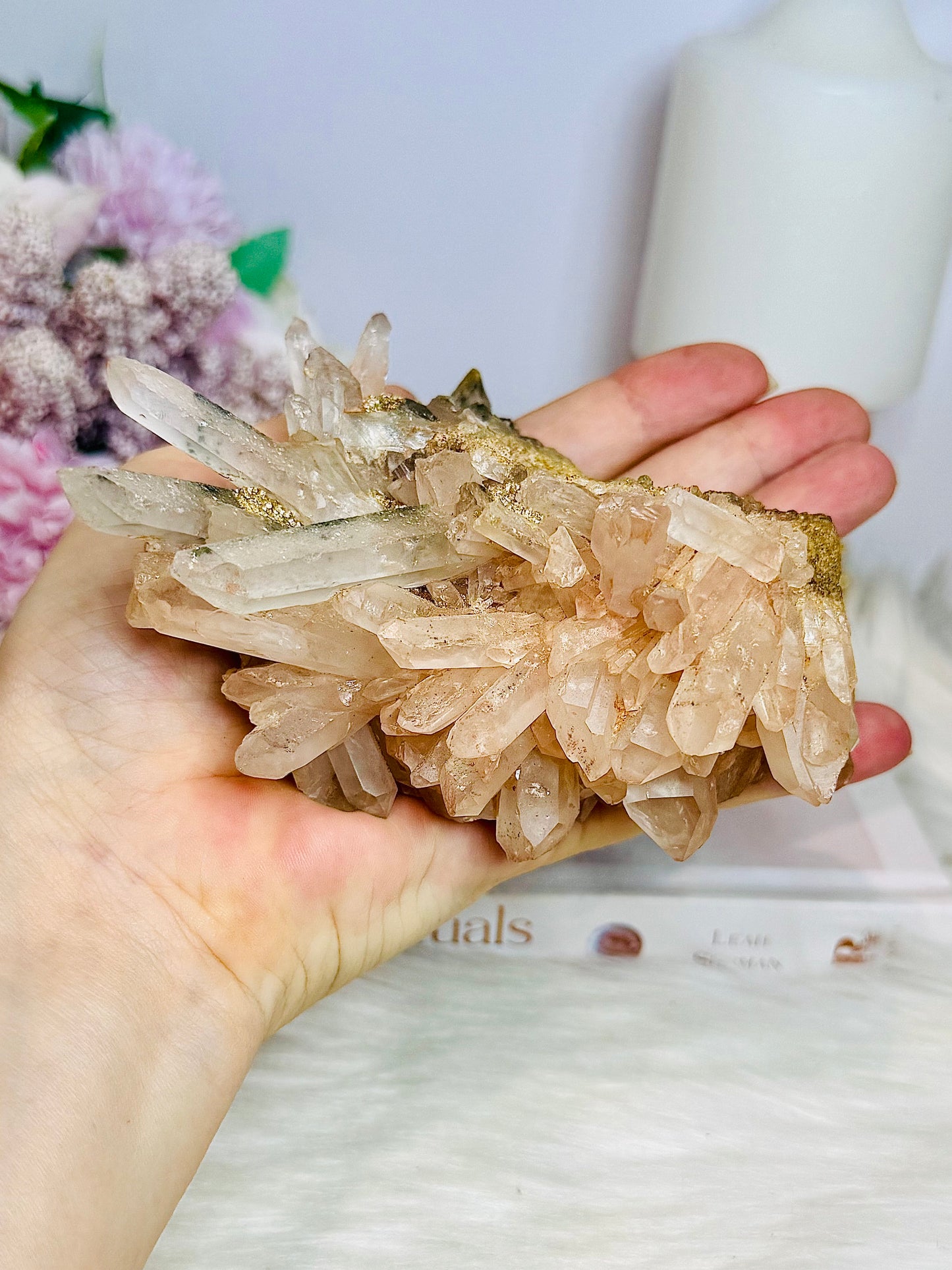 Natural Large Himalayan Quartz Cluster 475g