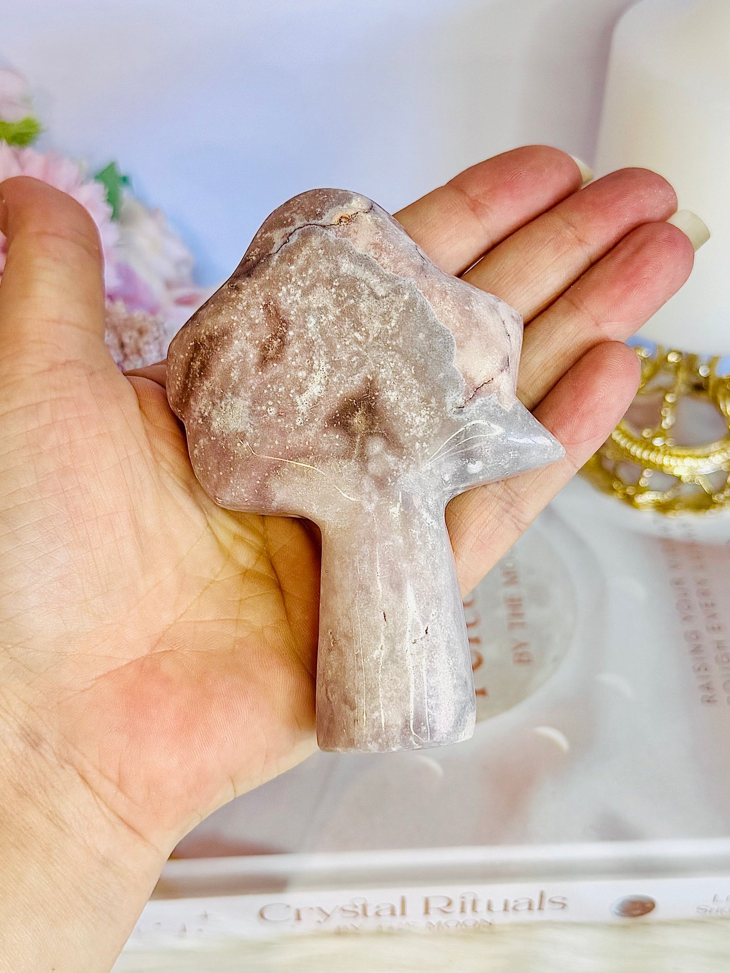 ⚜️ SALE ⚜️ Magical 10.5cm Pink Amethyst Fairy Wand