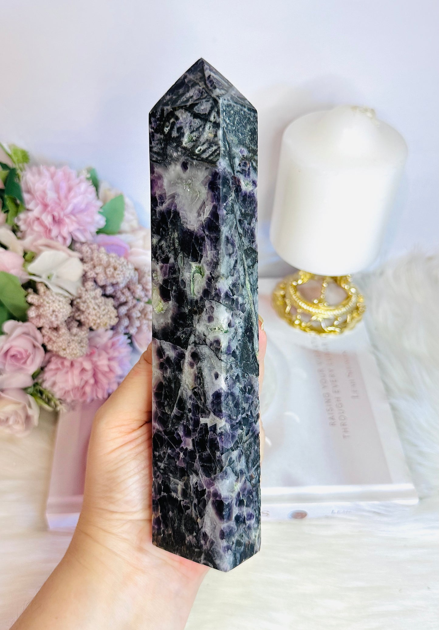 Large Fluorite Tower 20cm