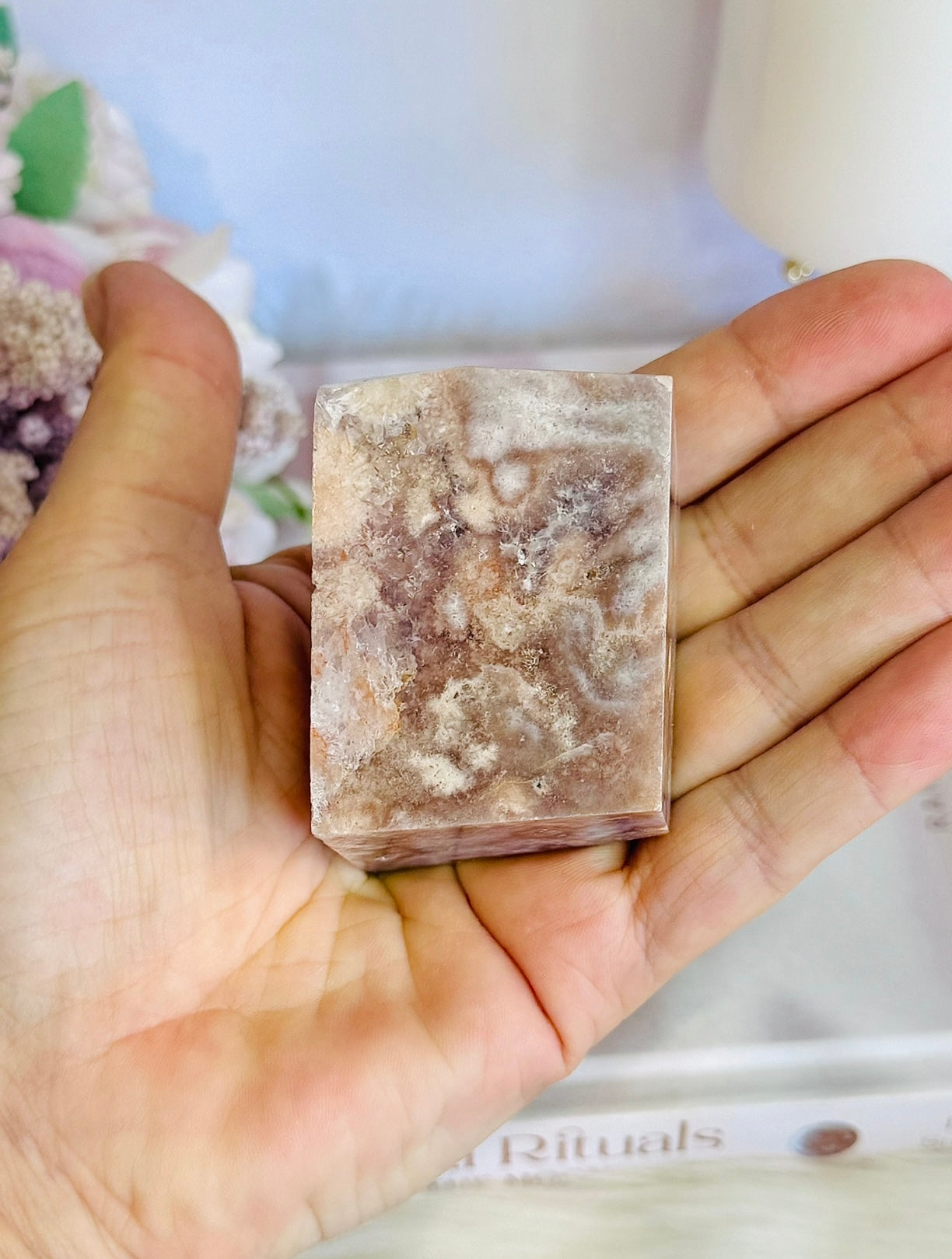 Natural Pink Amethyst Chunky Freeform 5cm
