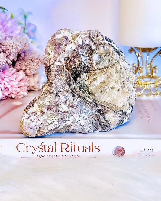 Large 1.05KG Purple Mica Natural Specimen From Brazil