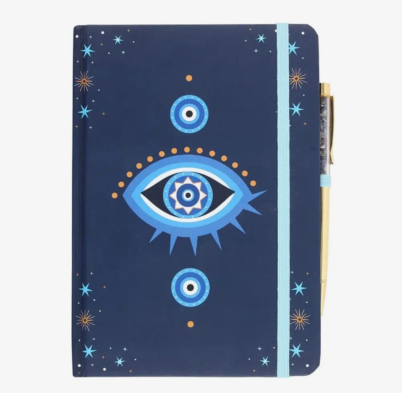 All Seeing Eye A5 Notebook with Crystal Pen Set