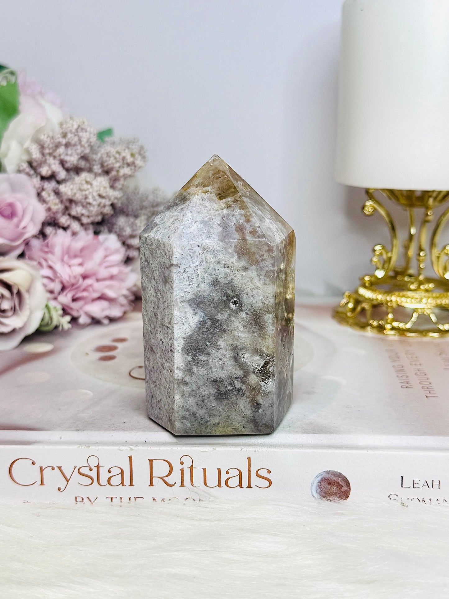 Druzy Pink Amethyst Chunky Tower 245g