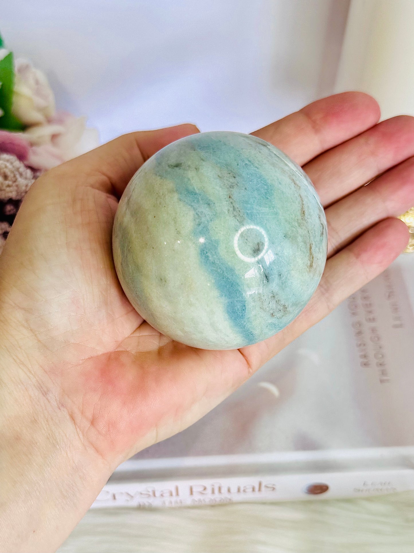 Natural Trolleite Sphere On Stand 445grams