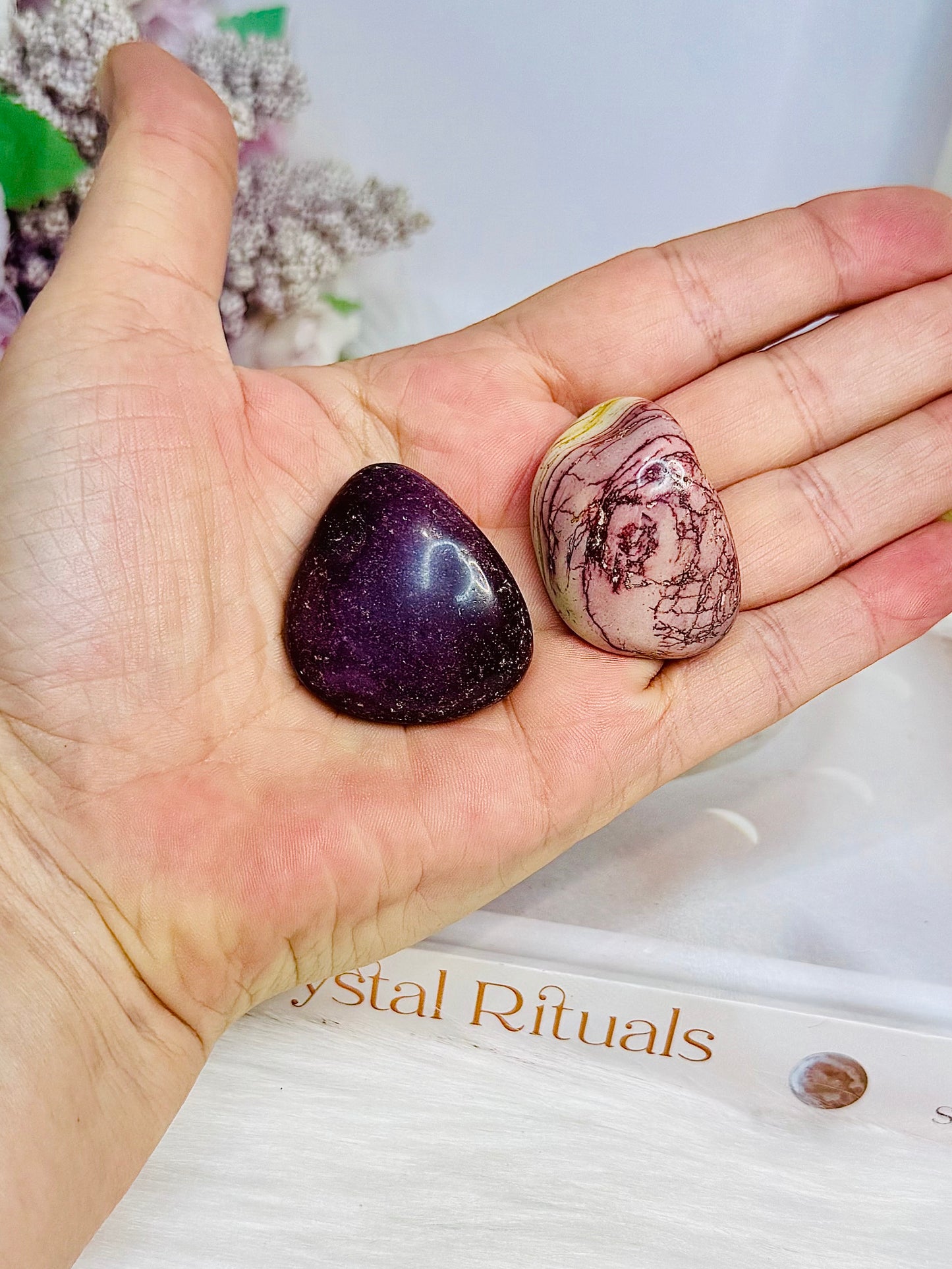 Mookaite Jasper Tumbles Set of 2