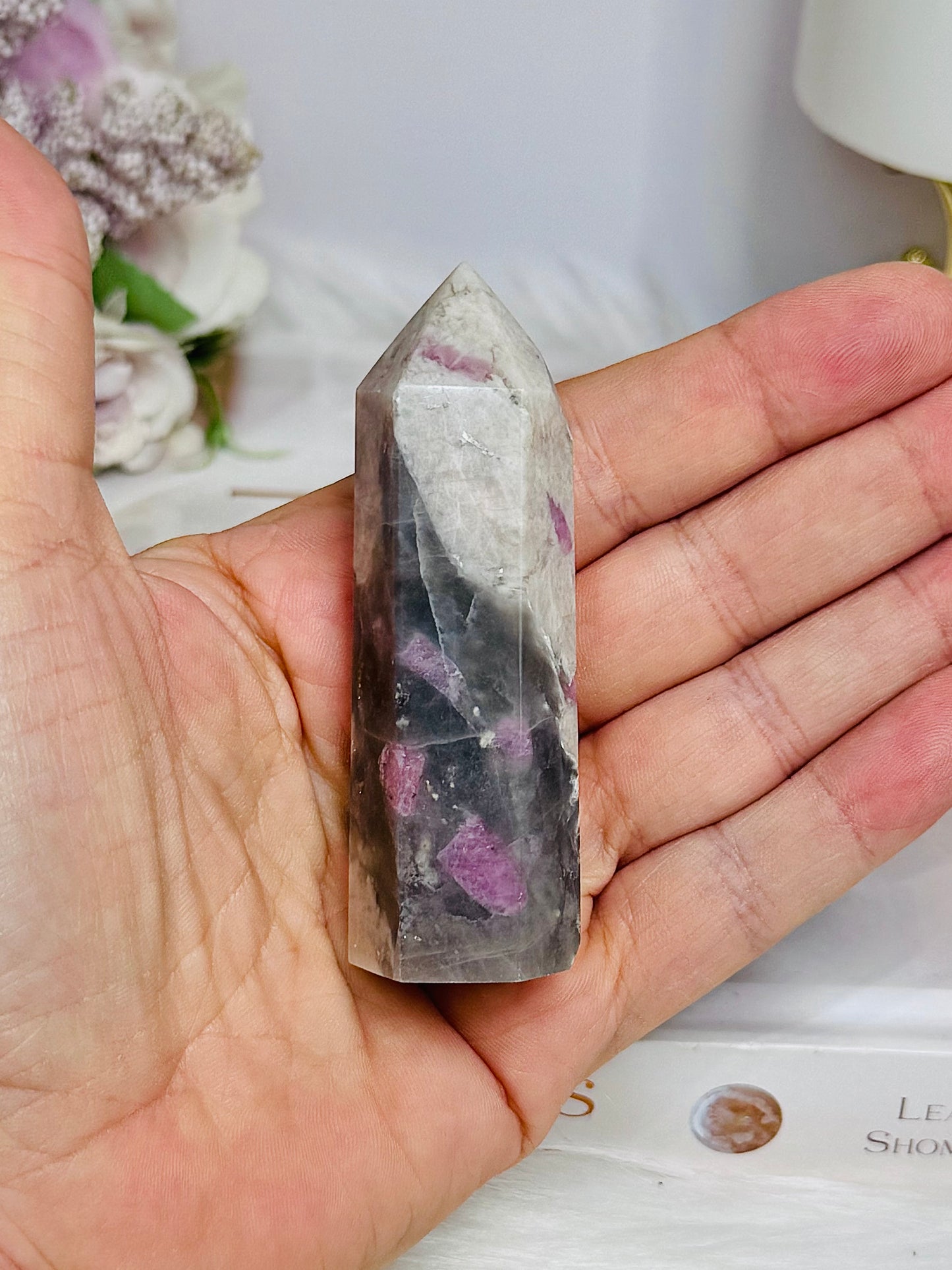 Pink Tourmaline Tower 8cm