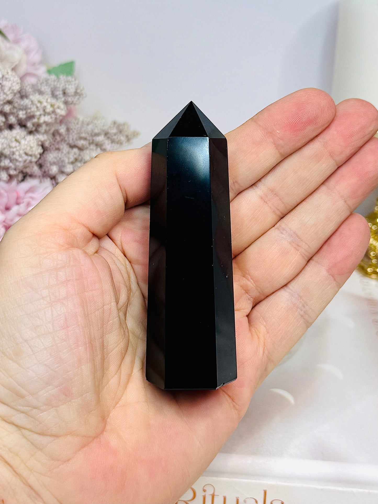 Black Obsidian Tower 8.5cm