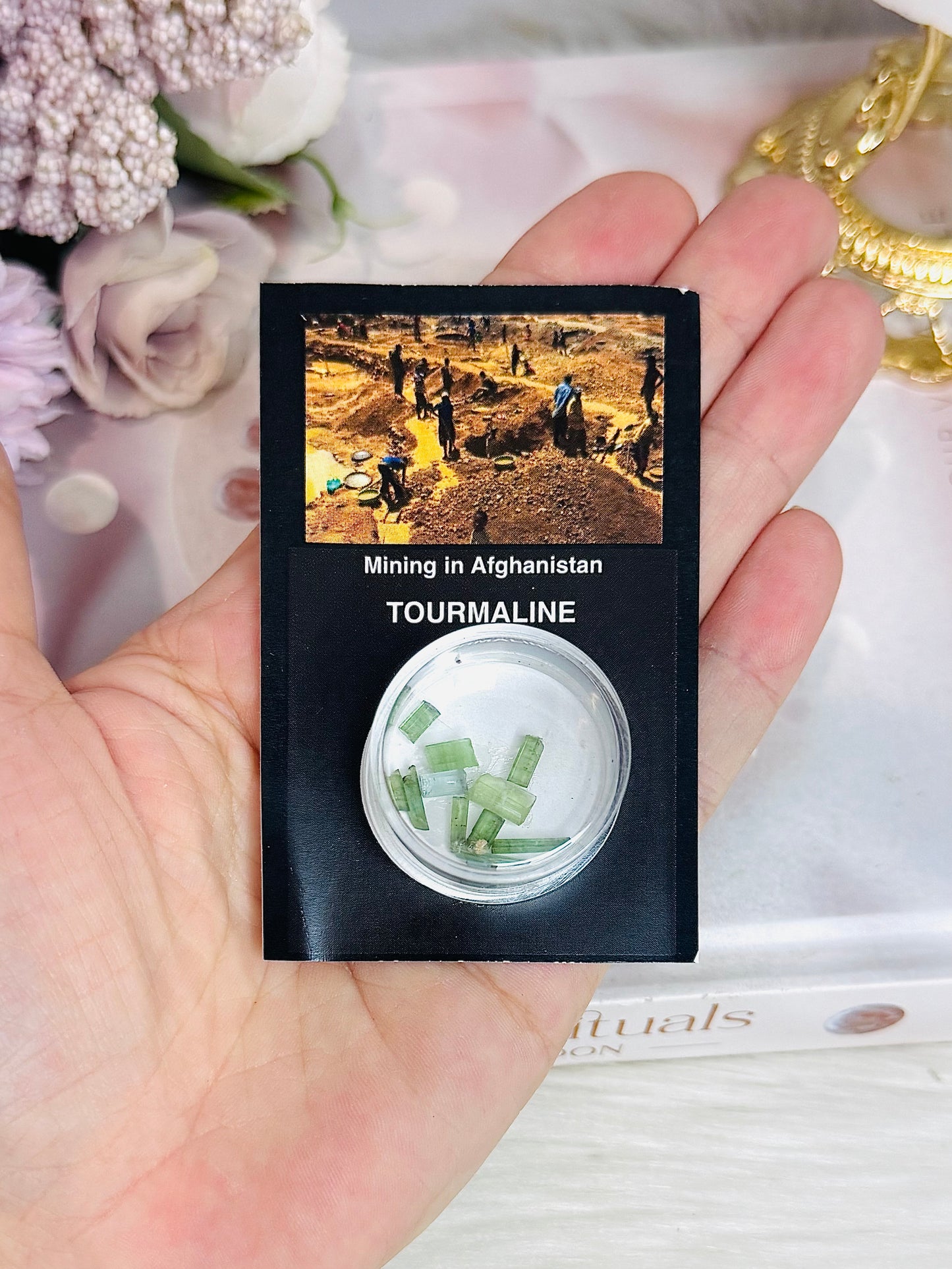 Natural Rare Green Tourmaline Specimen