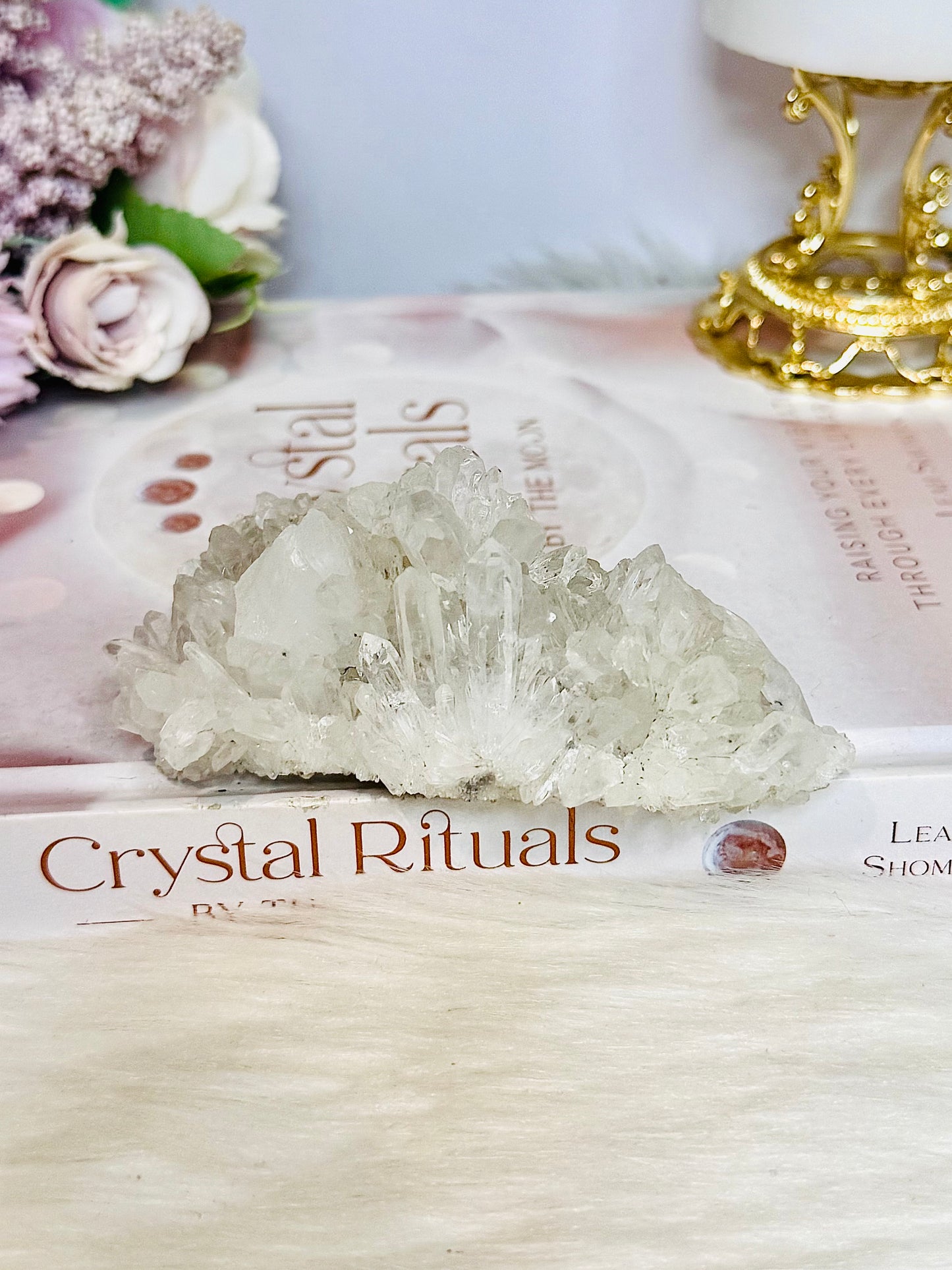 Natural Chrysanthemum Quartz Specimen 10cm