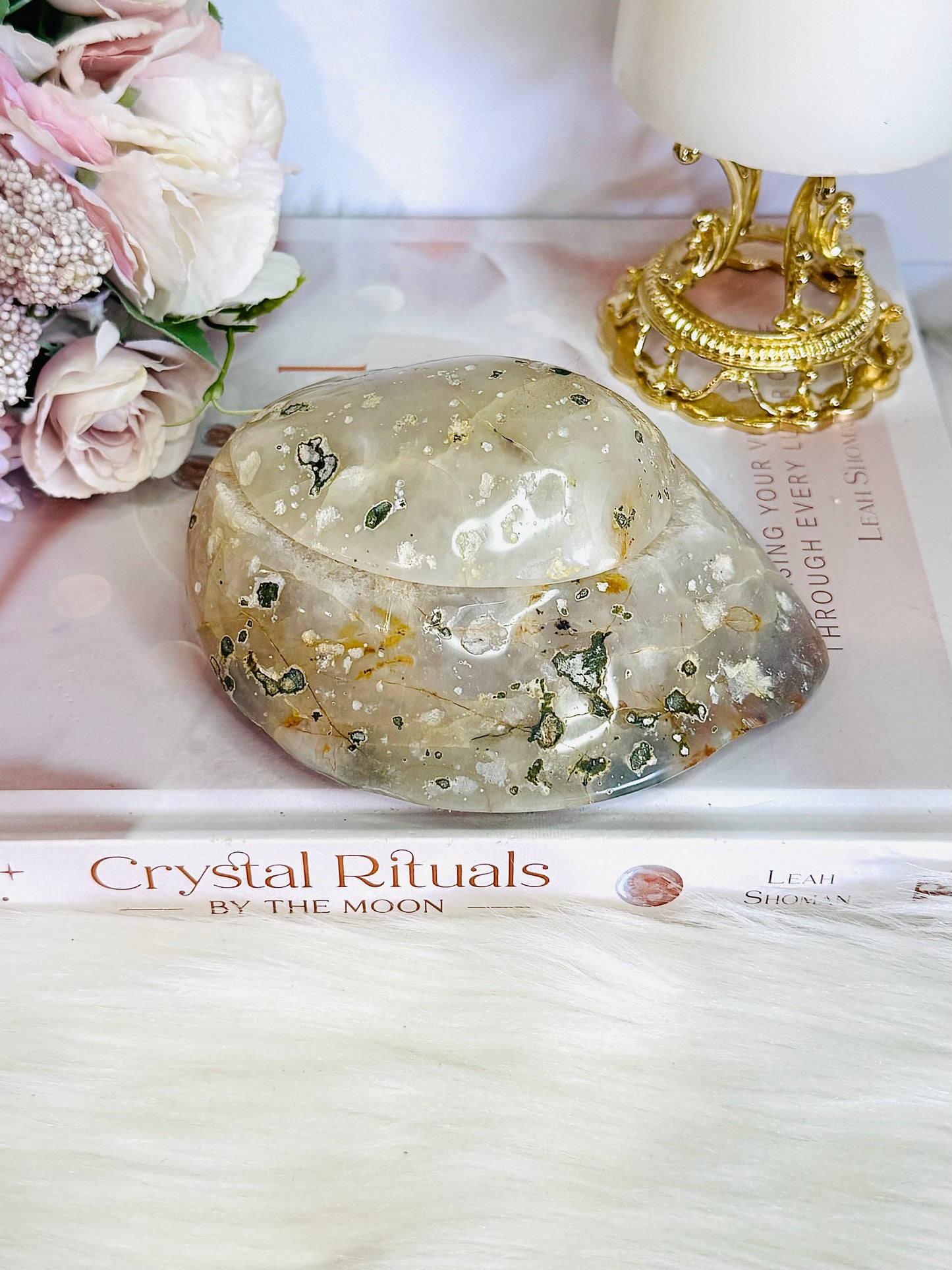 Fabulous Large Natural Druzy Agate Jewellery Box Geode 463grams