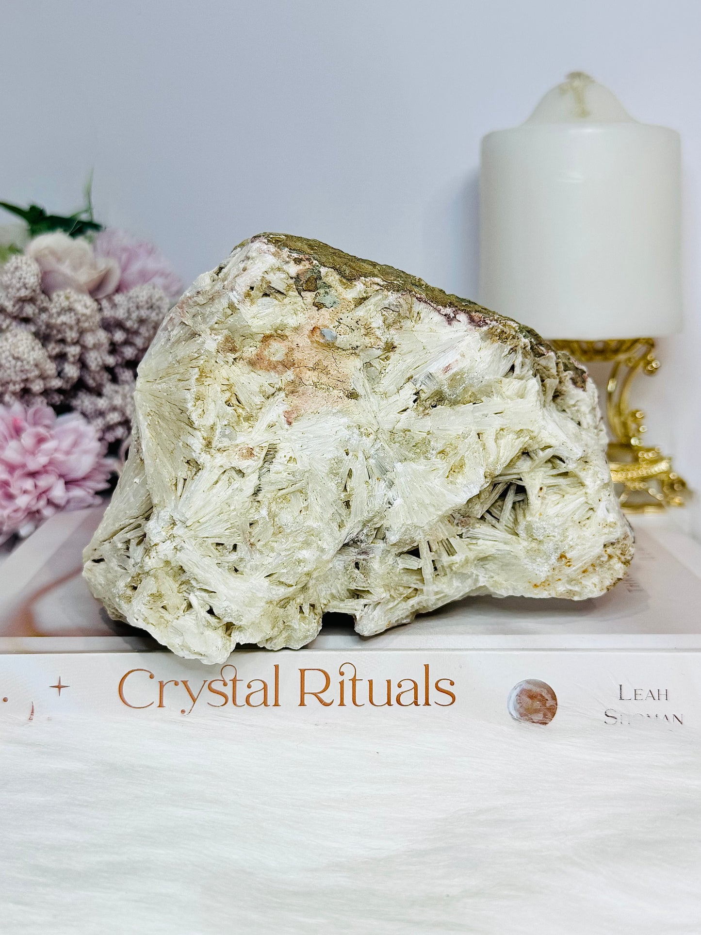 Scolecite Spray Natural Large Specimen 14cm 730g
