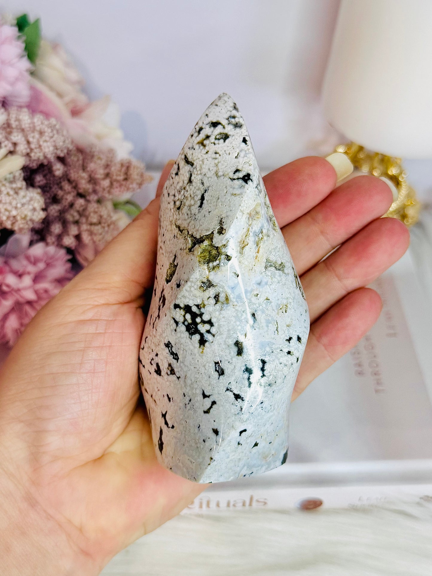Chunky 11cm Ocean Jasper Flame