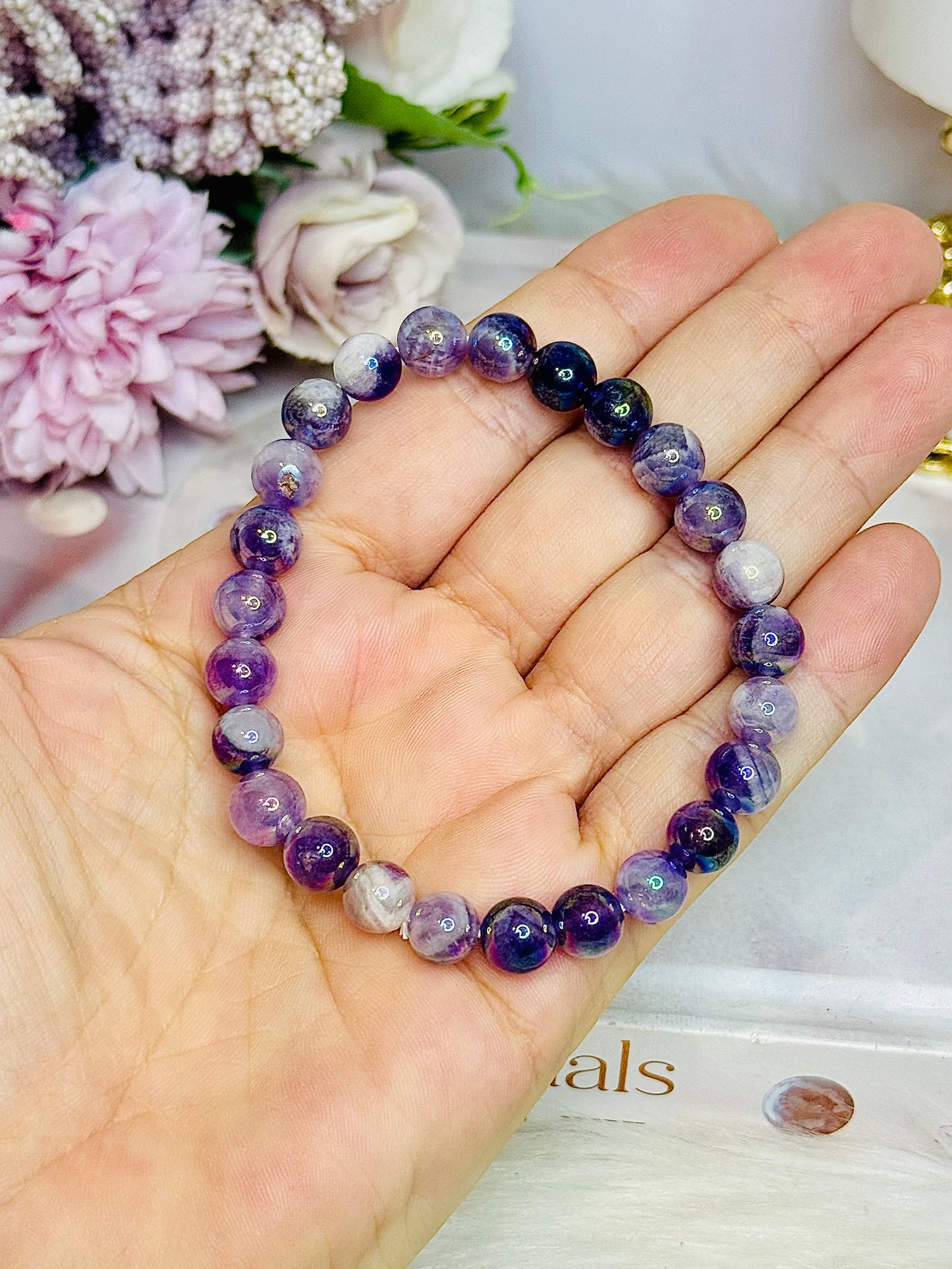 Angel Aura Amethyst Bracelet in Gift Bag