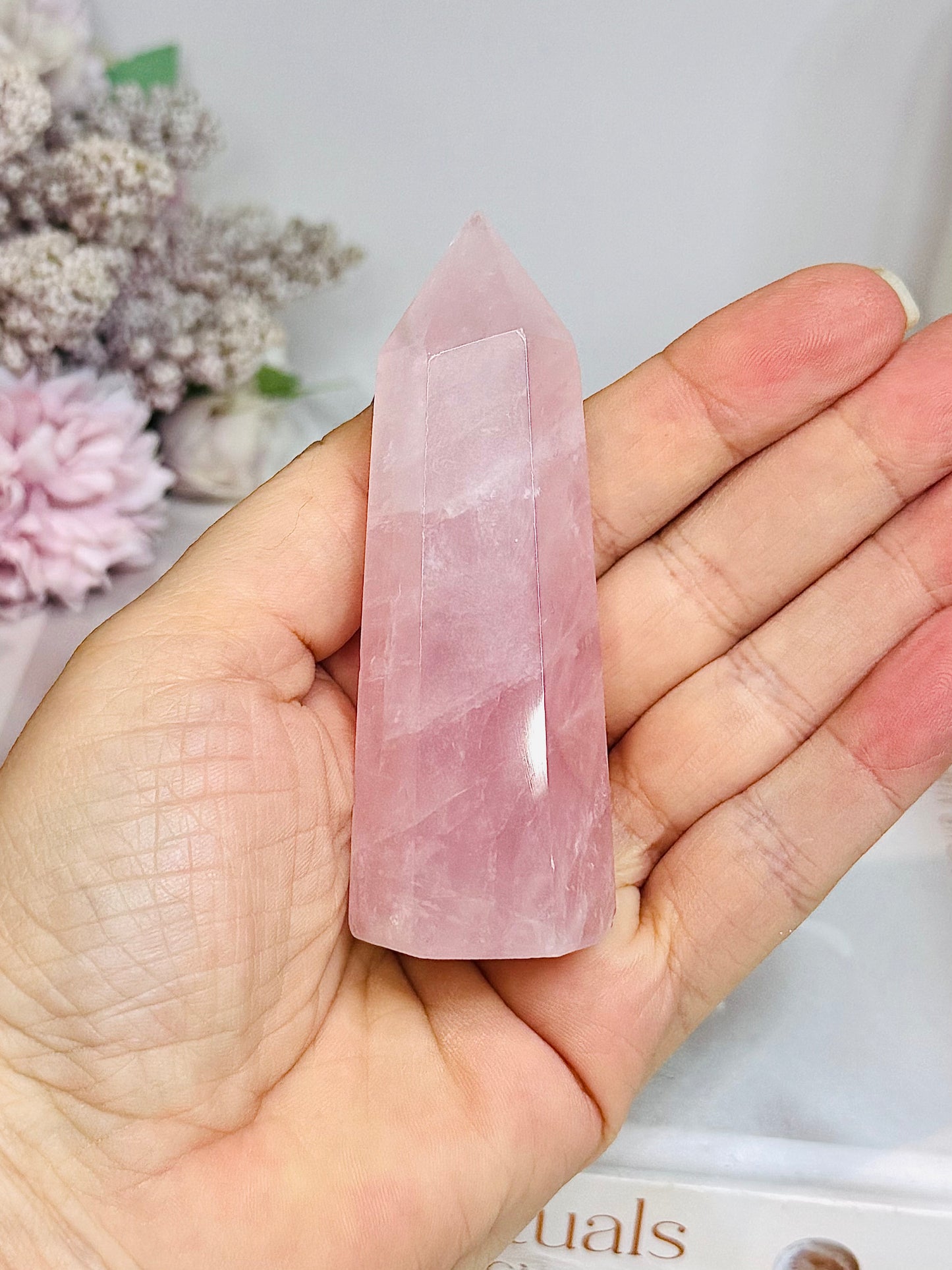 Rose Quartz Tower 8.5cm