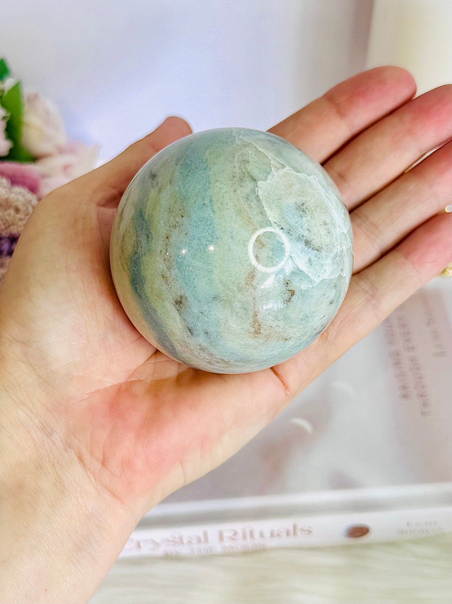 Natural Trolleite Sphere On Stand 445grams