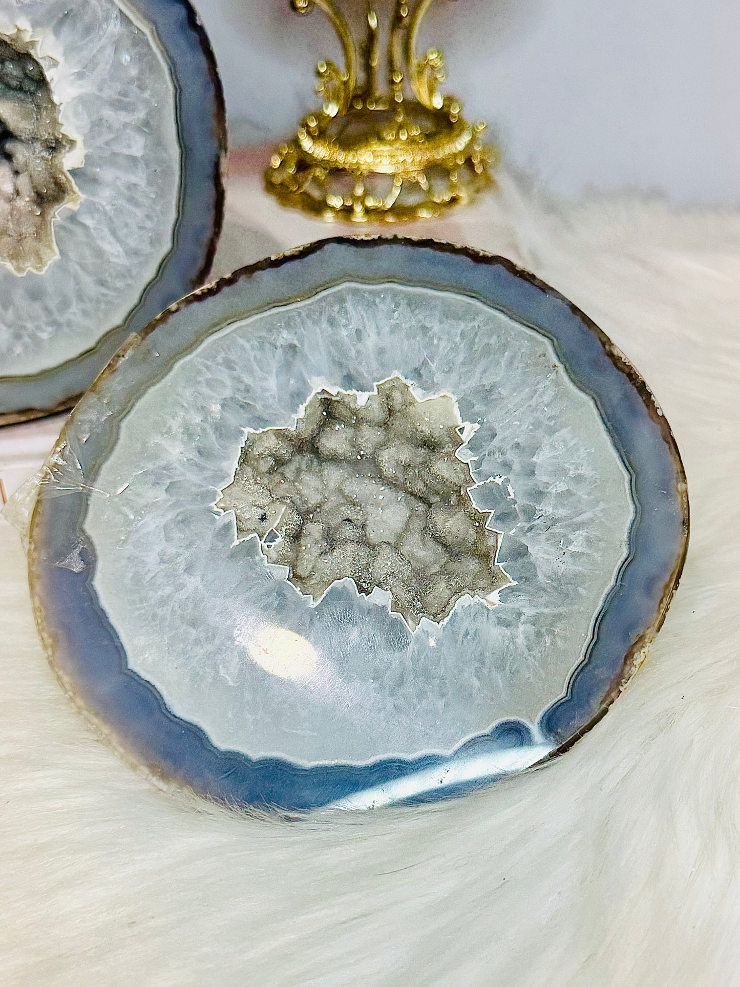 Large Sugar Druzy Agate Jewellery Box 2.2KG
