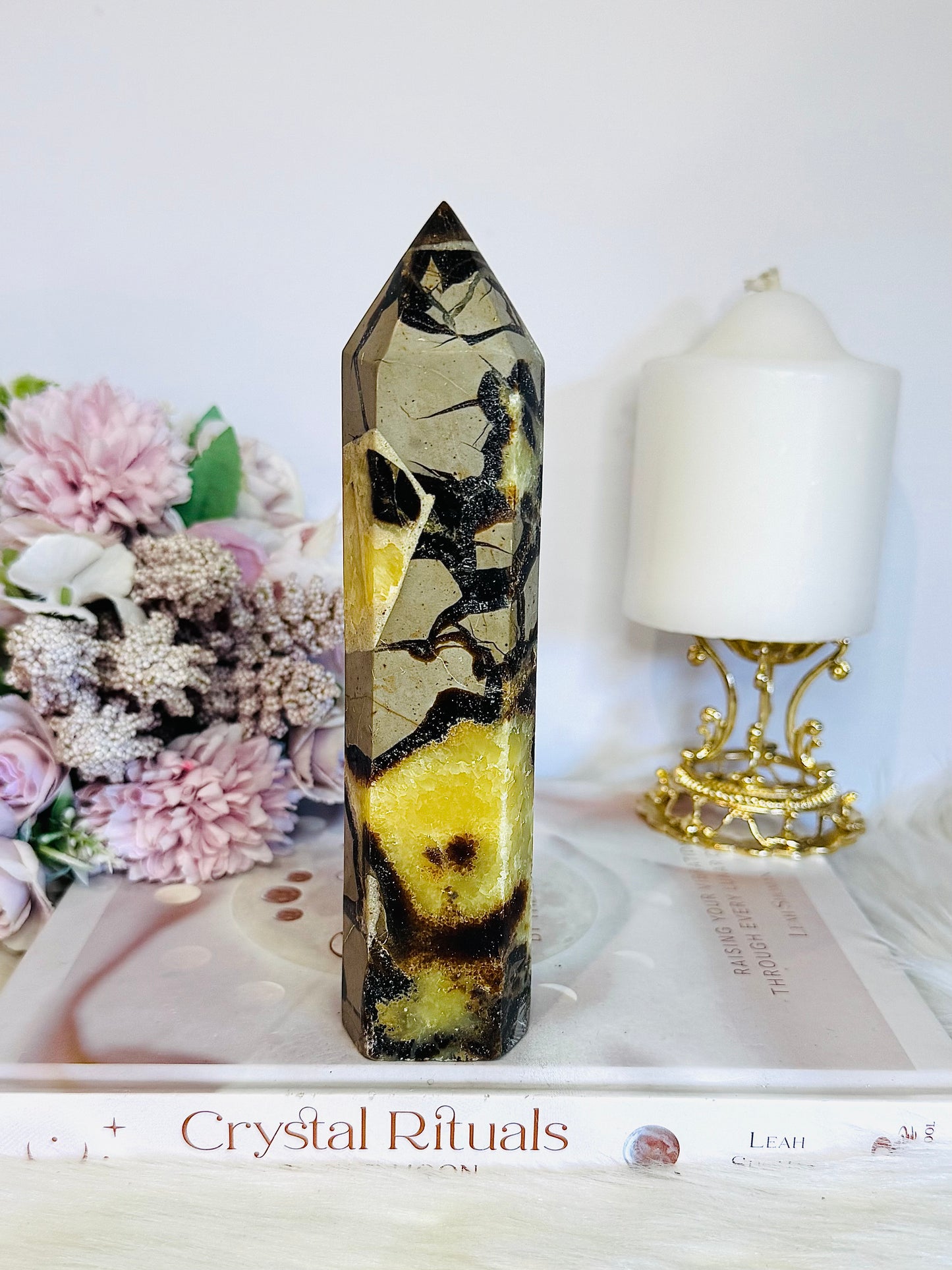 Perfect Large Chunky 17cm Septarian Tower