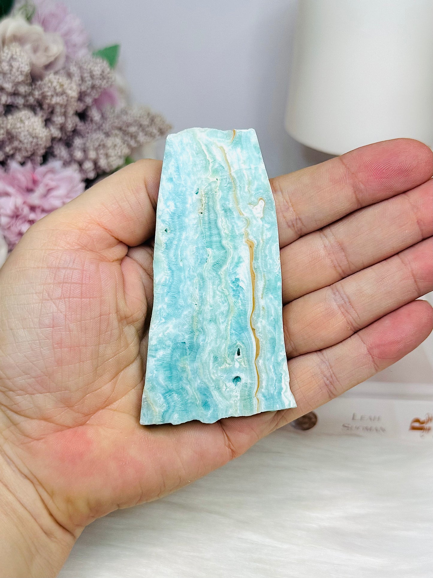 Natural Hemimorphite Slab 8.5cm