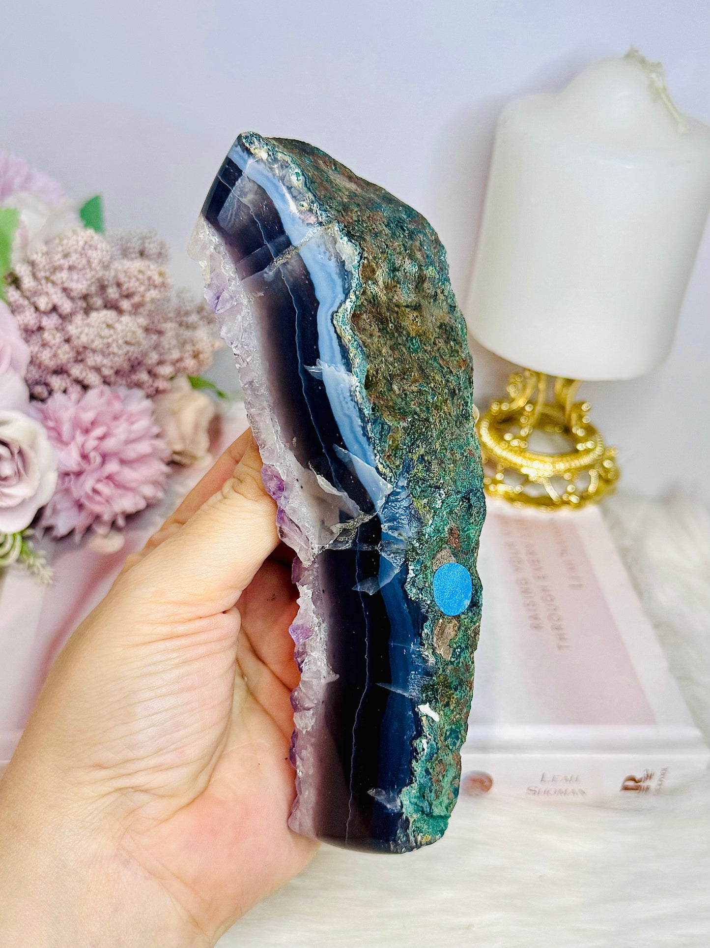Amethyst Agate Freeform 16.5cm 430g