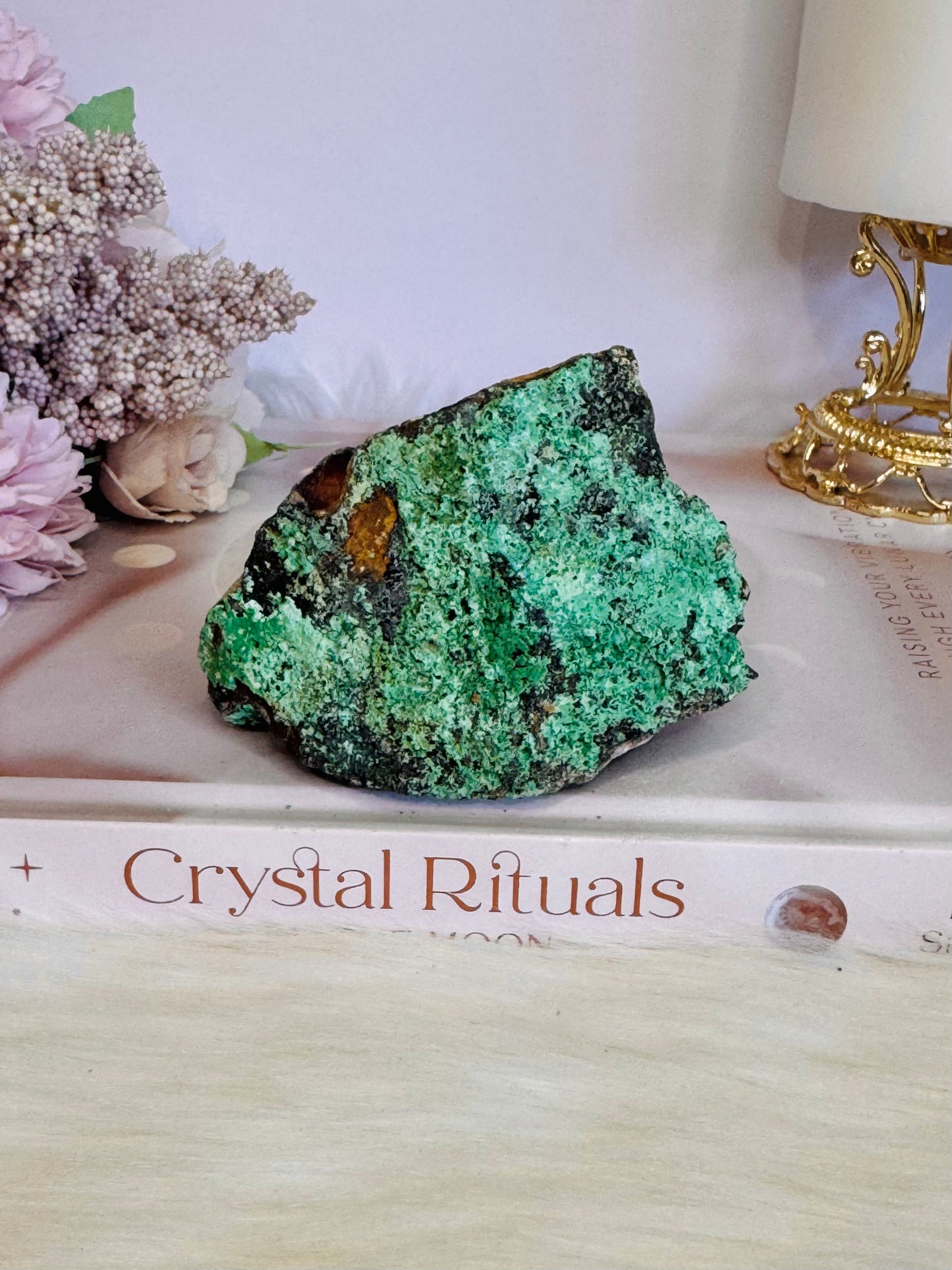 Natural Malachite Rough Specimen 8cm 227grams