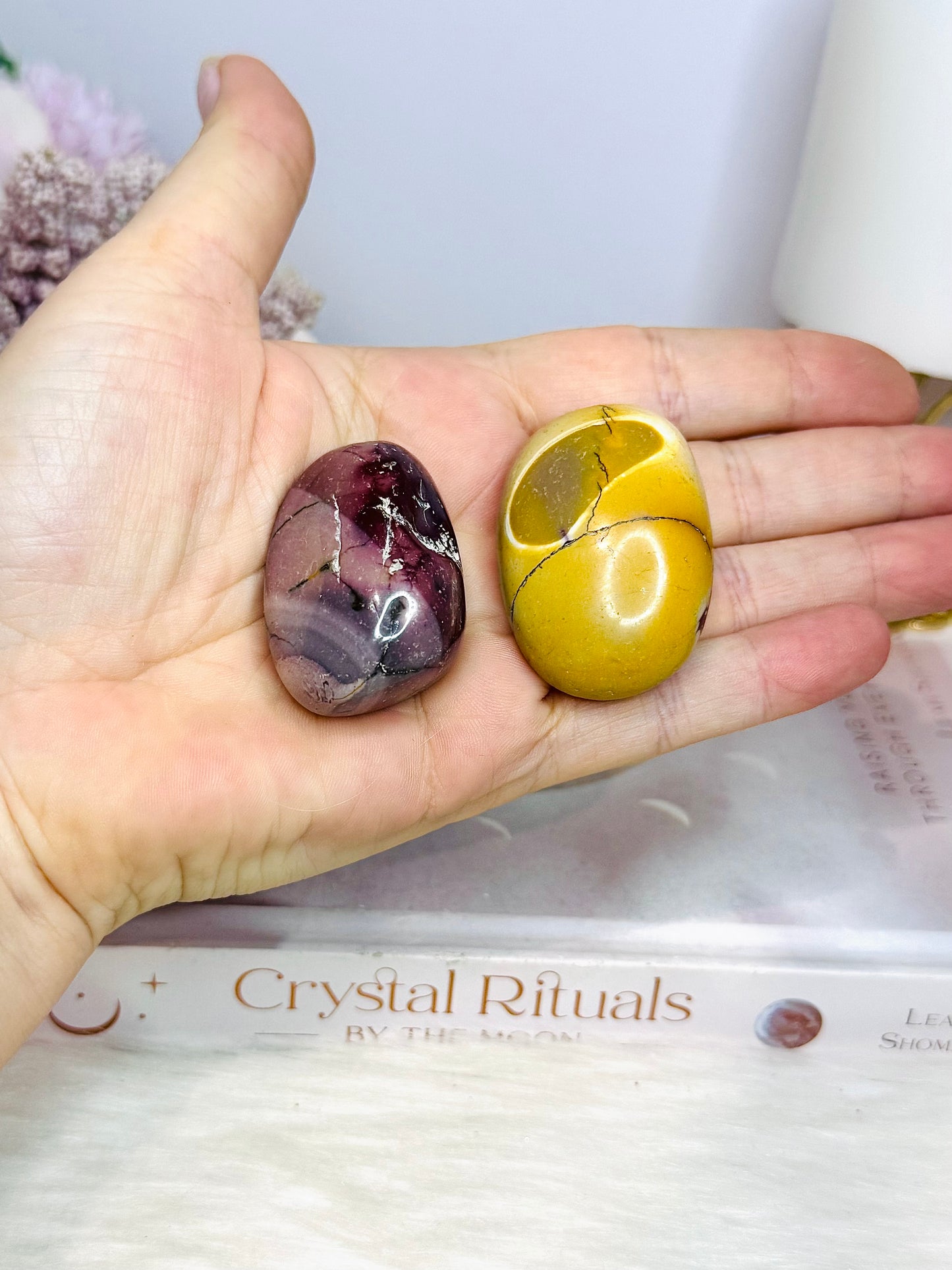 Set of 2 Mookaite Jasper Stones