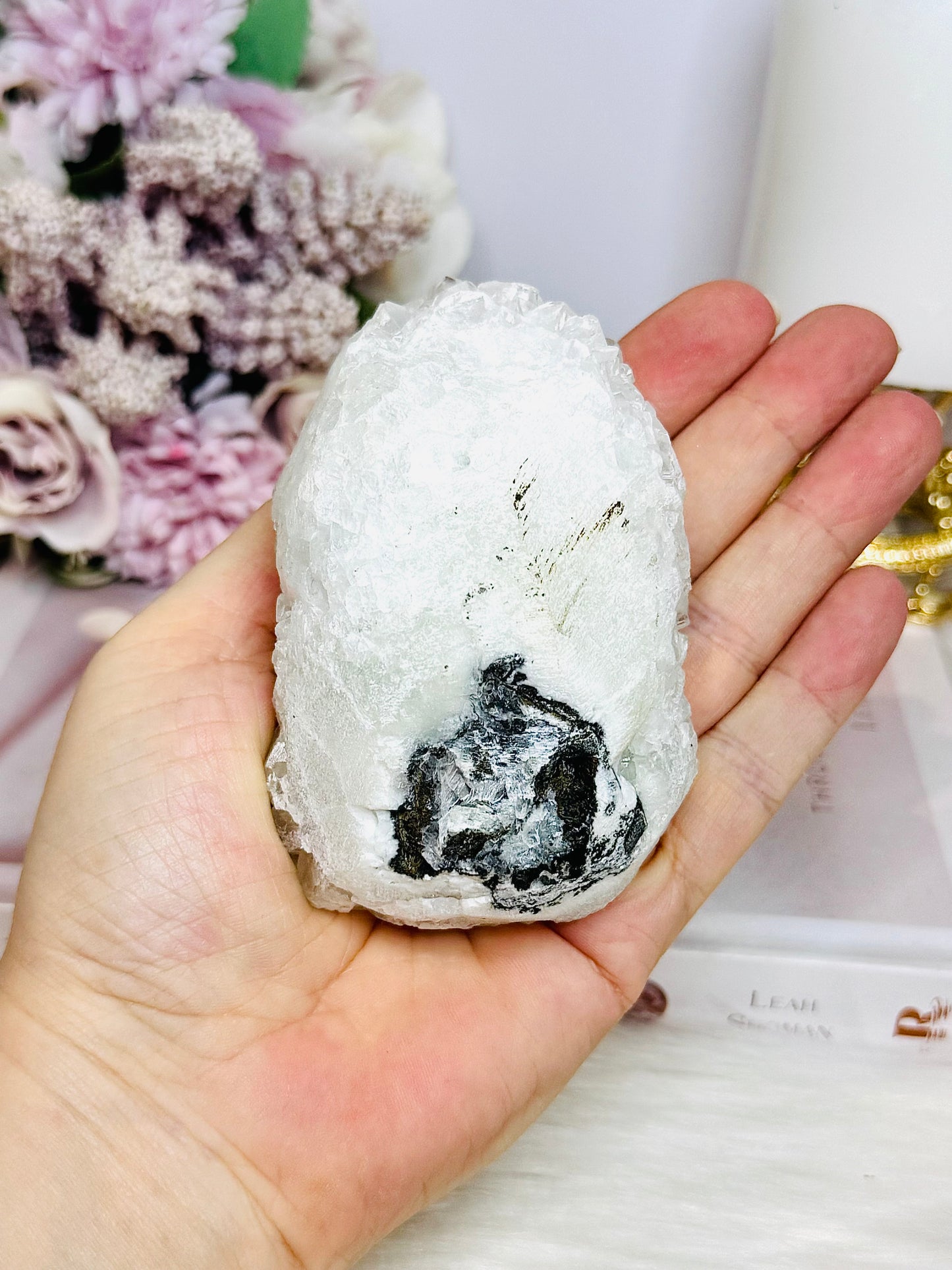 High Grade Apophyllite Natural Cluster 9.5cm 334g