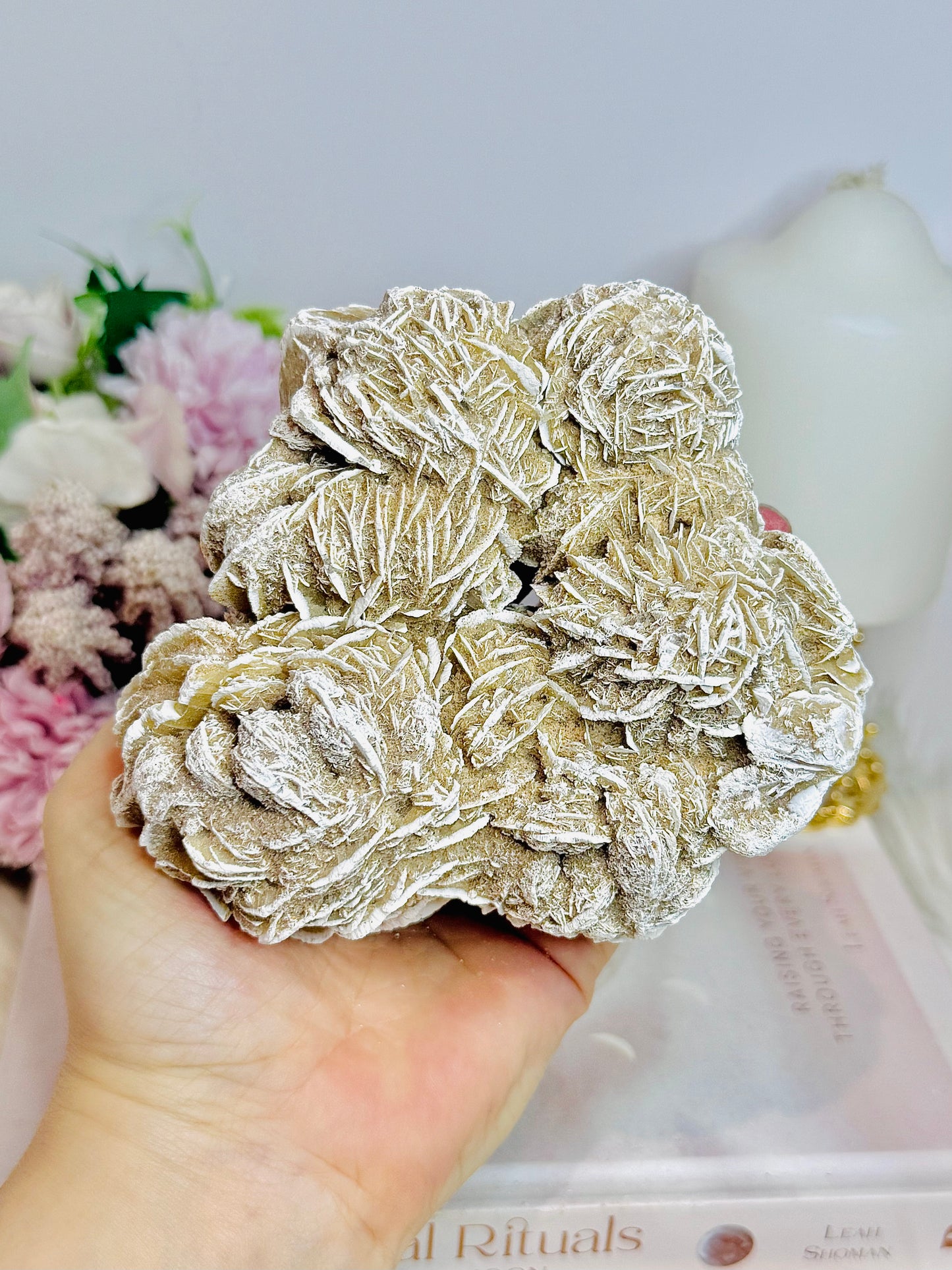 Natural Large Desert Rose Selenite Specimen 640g