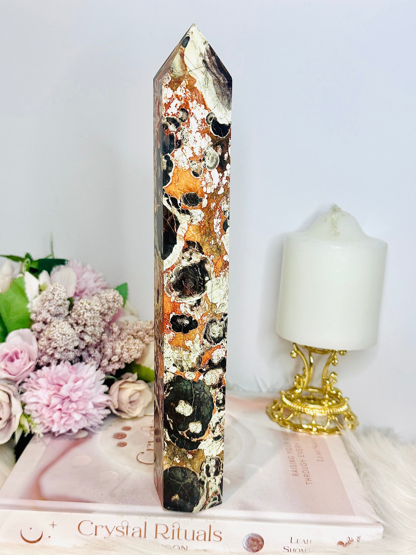 Huge Money Agate Tower | Generator 26cm