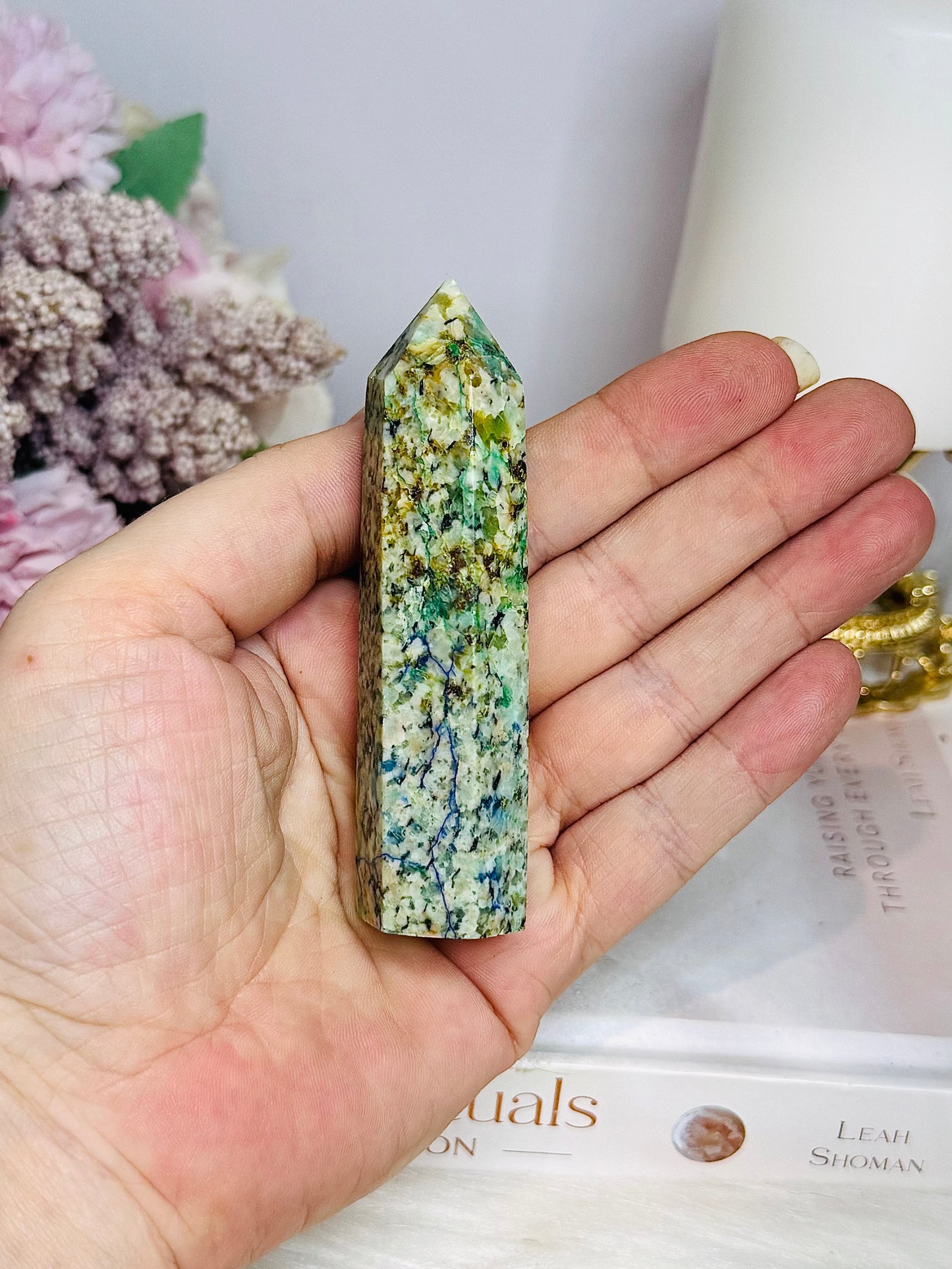 Natural Turquoise Tower 9cm