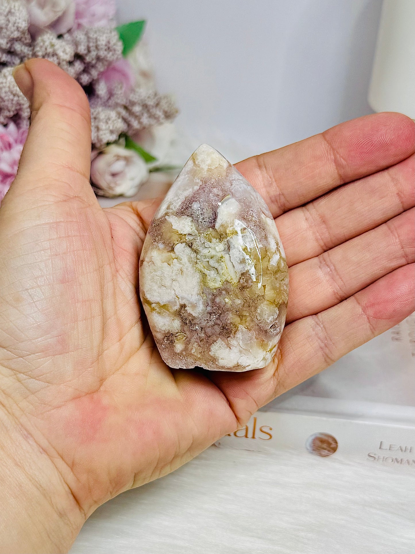 Druzy Flower Agate Freeform | Flame 7cm