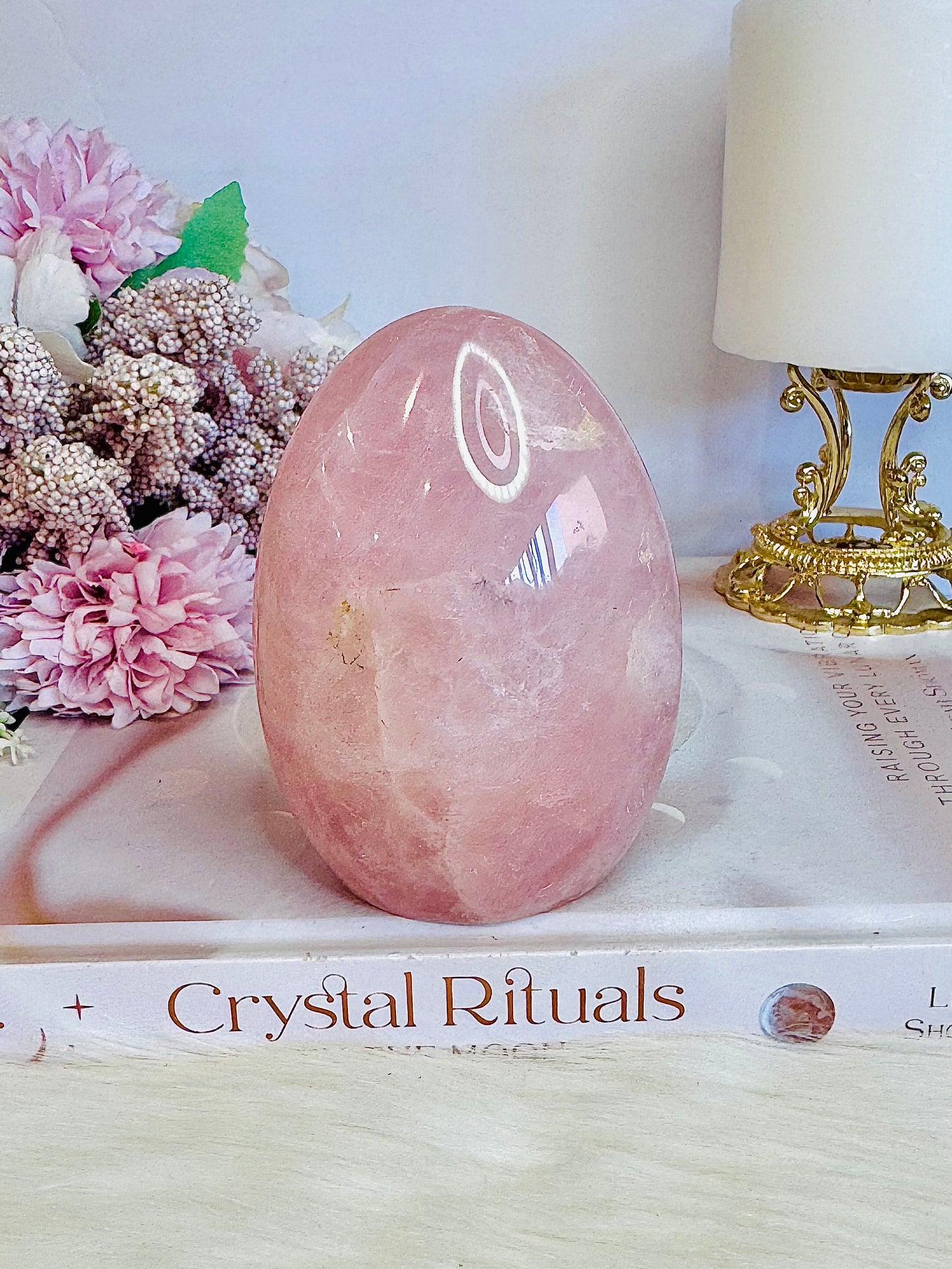 Natural Chunky Rose Quartz Polished Freeform 387g