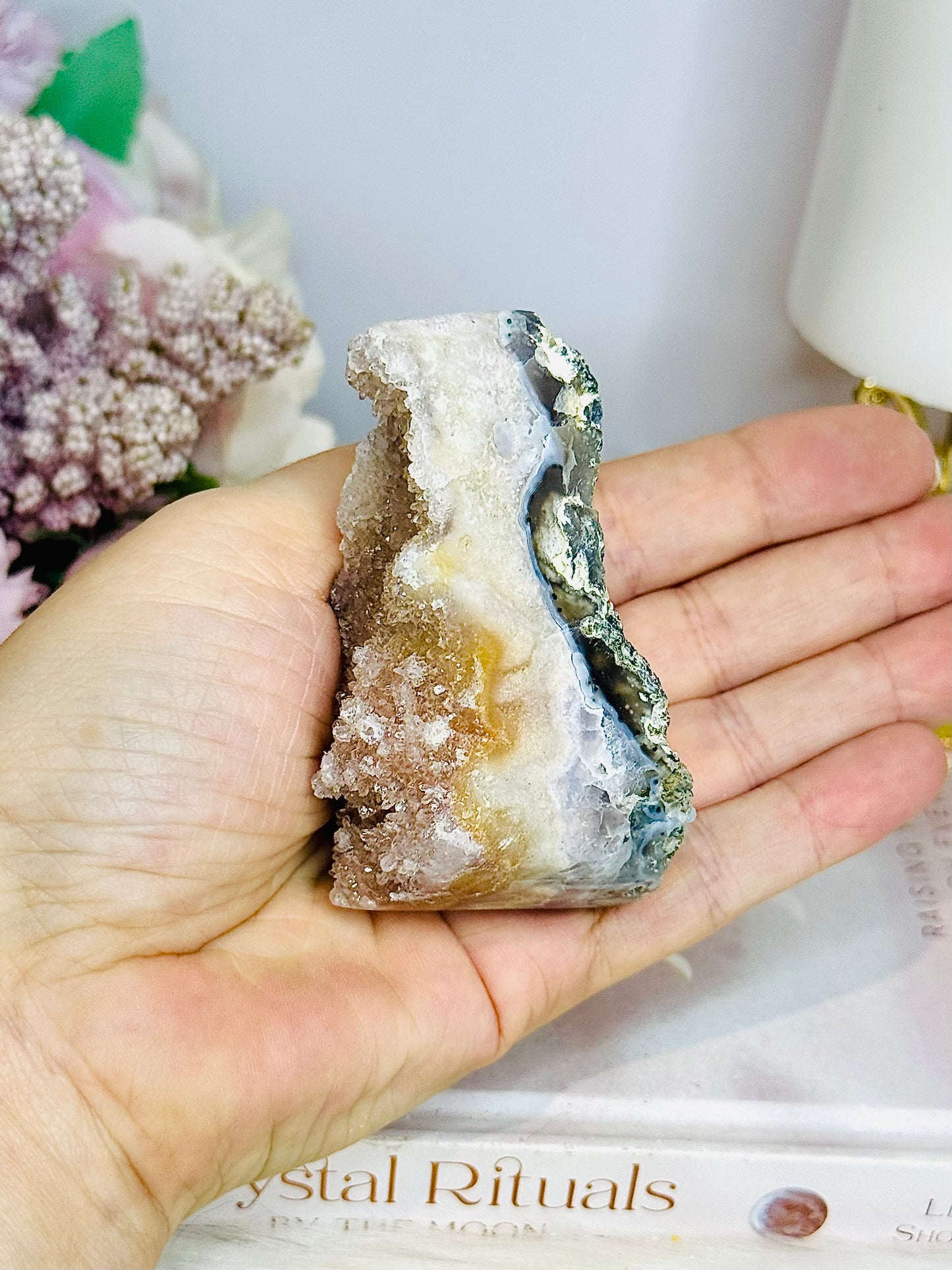 Natural Pink Amethyst Freeform 8cm