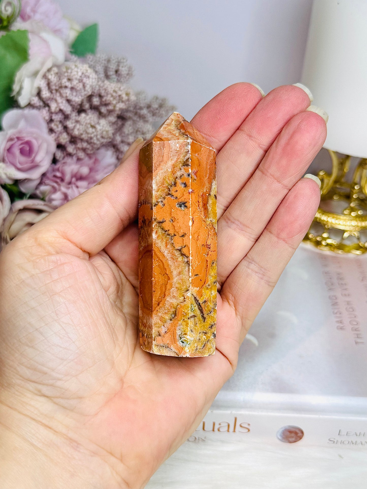Orange Jasper Tower 9cm