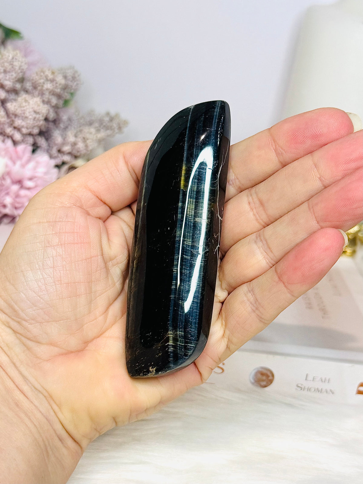 High Grade Rare Blue Tigers Eye Freeform 10cm