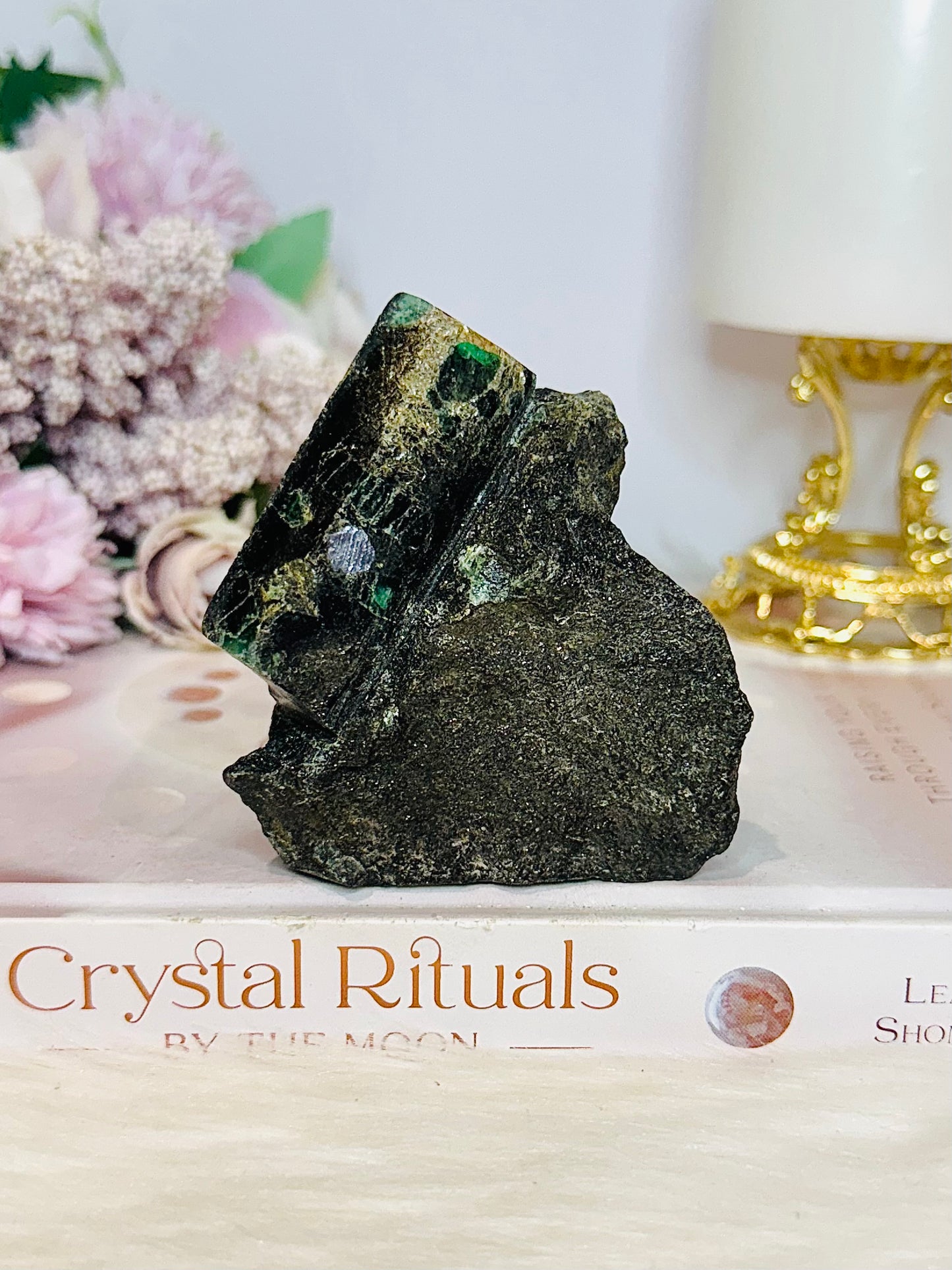 Natural Emerald Specimen on Matrix 221g