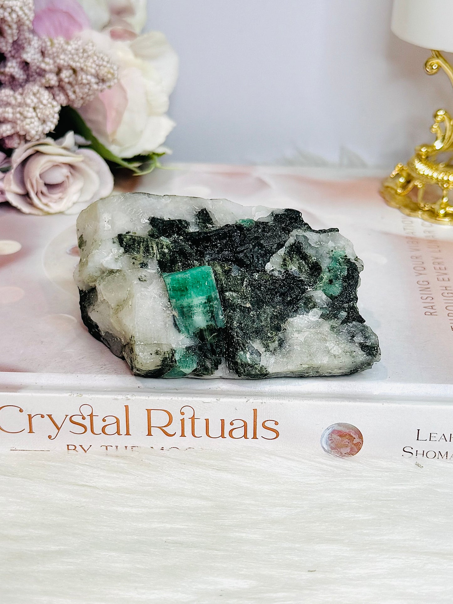 Natural Emerald On Matrix From Brazil 189g