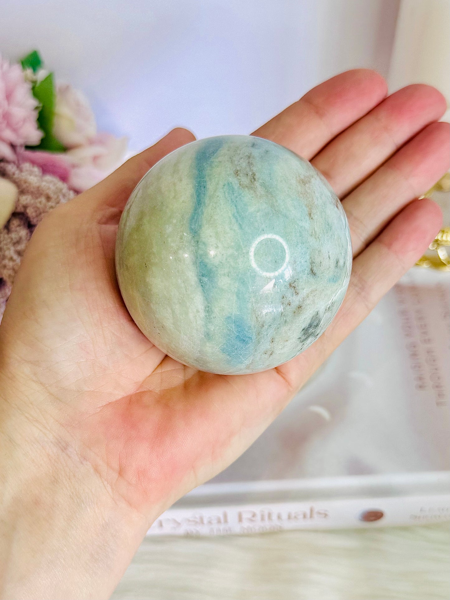 Natural Trolleite Sphere On Stand 445grams