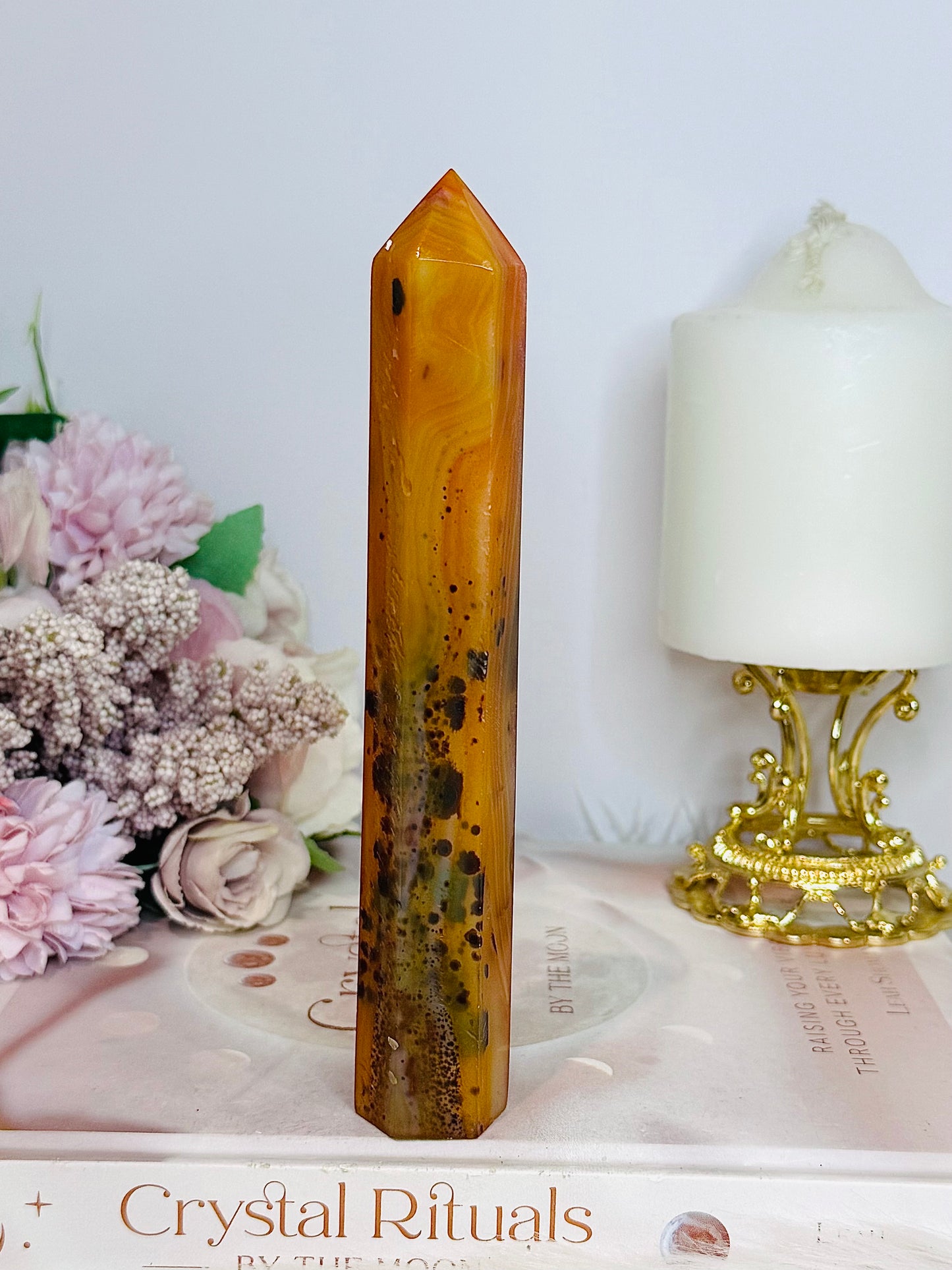 Carnelian Tower 16cm