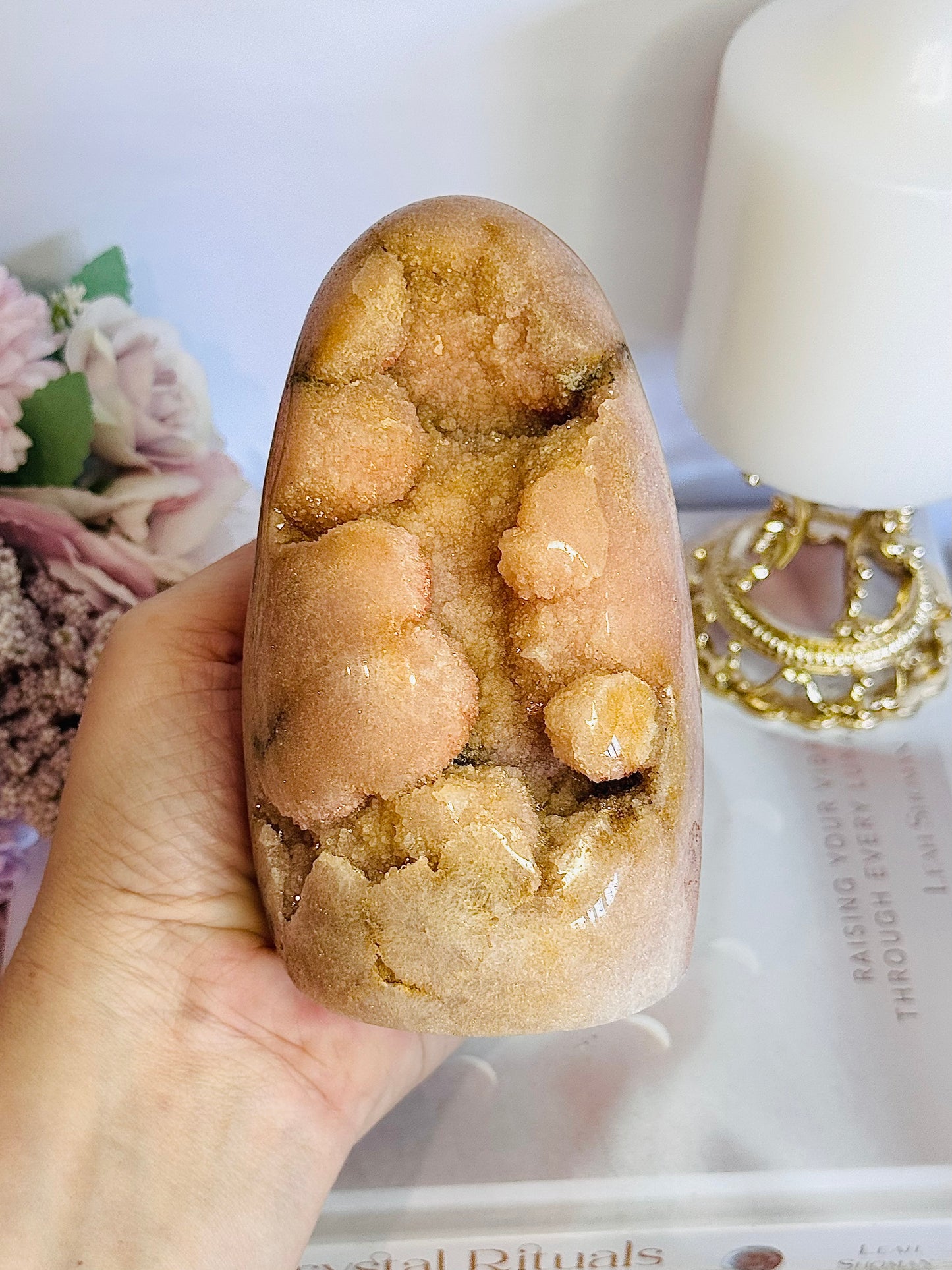 ⚜️ SALE ⚜️ Large Chunky Druzy Pink Amethyst Freeform 760grams