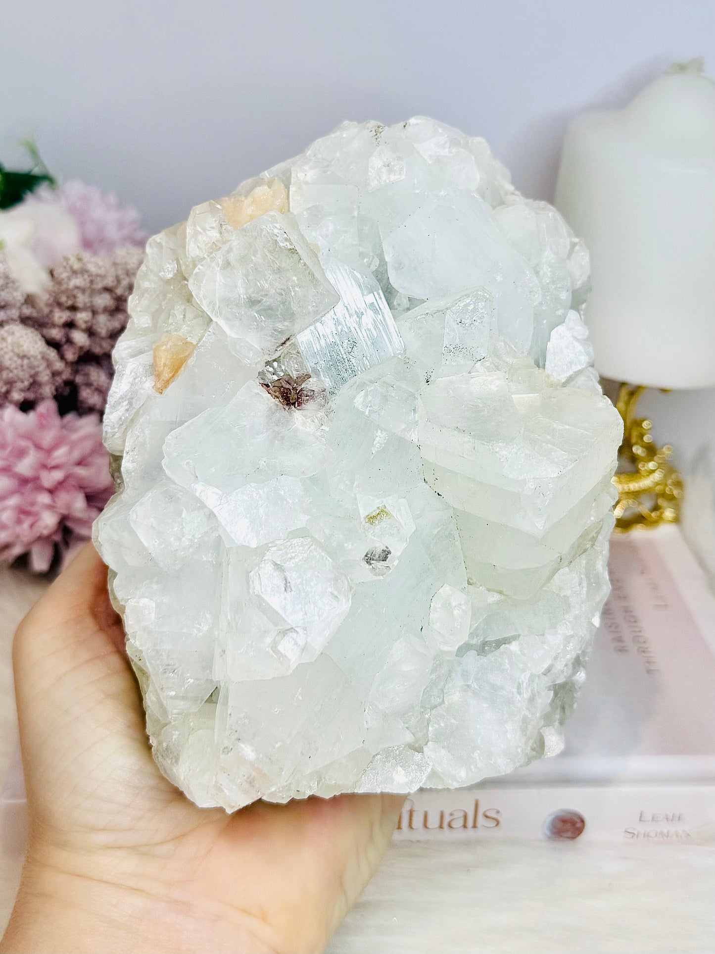 Large Natural High Grade Apophyllite Freeform Specimen 1.7KG