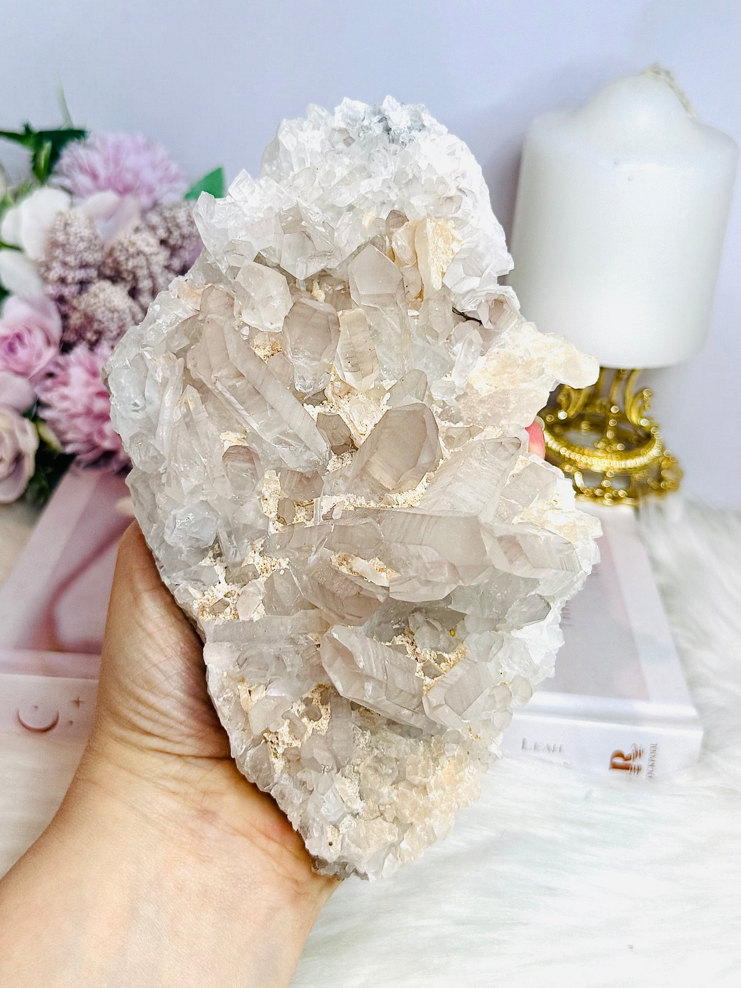 Large Natural Quartz Specimen 18cm 822g