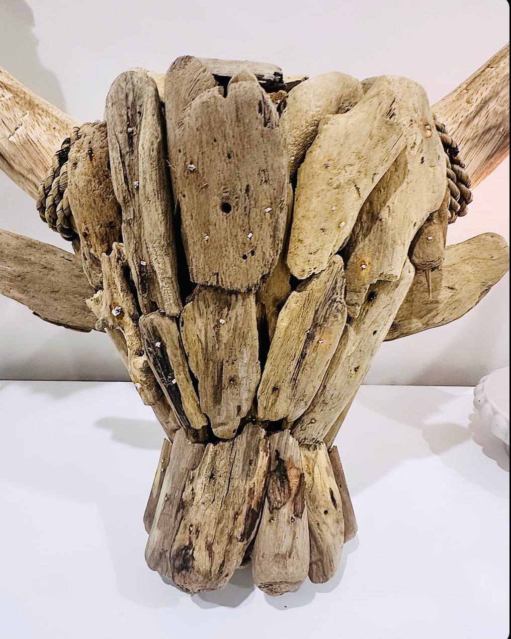 Gorgeous Chunky Large 30cm Driftwood Bull Head
