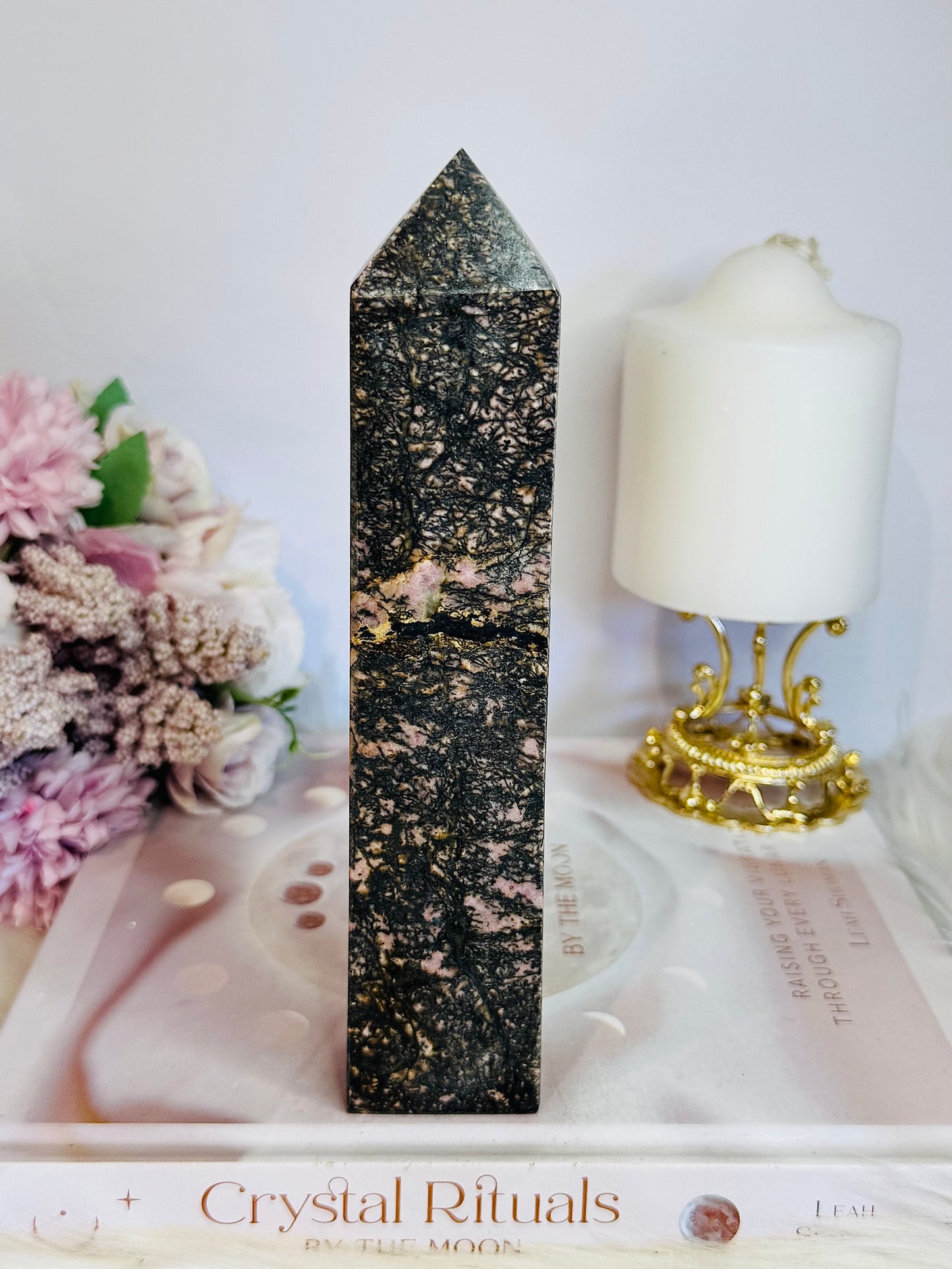 Large Rhodonite Tower | Generator 19cm